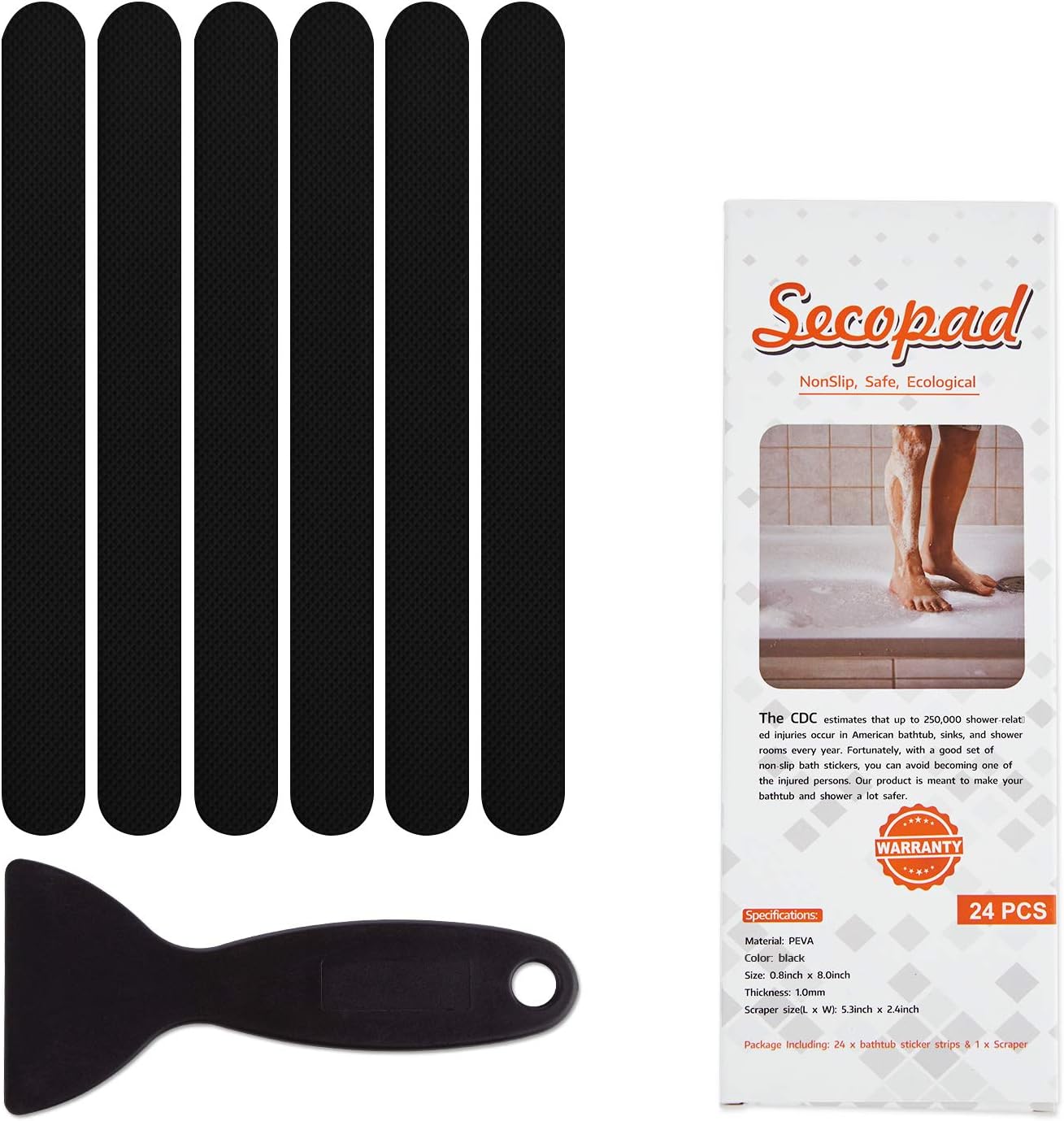 Secopad Anti-Slip Shower Stickers Set