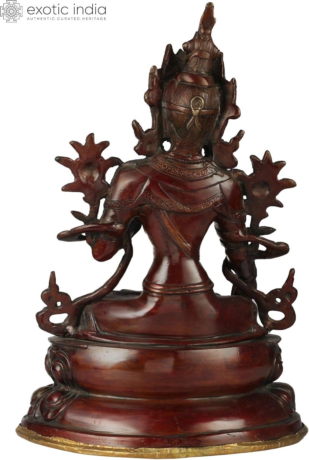 White Tara Devi Brass Statue - Home Decor Meditation