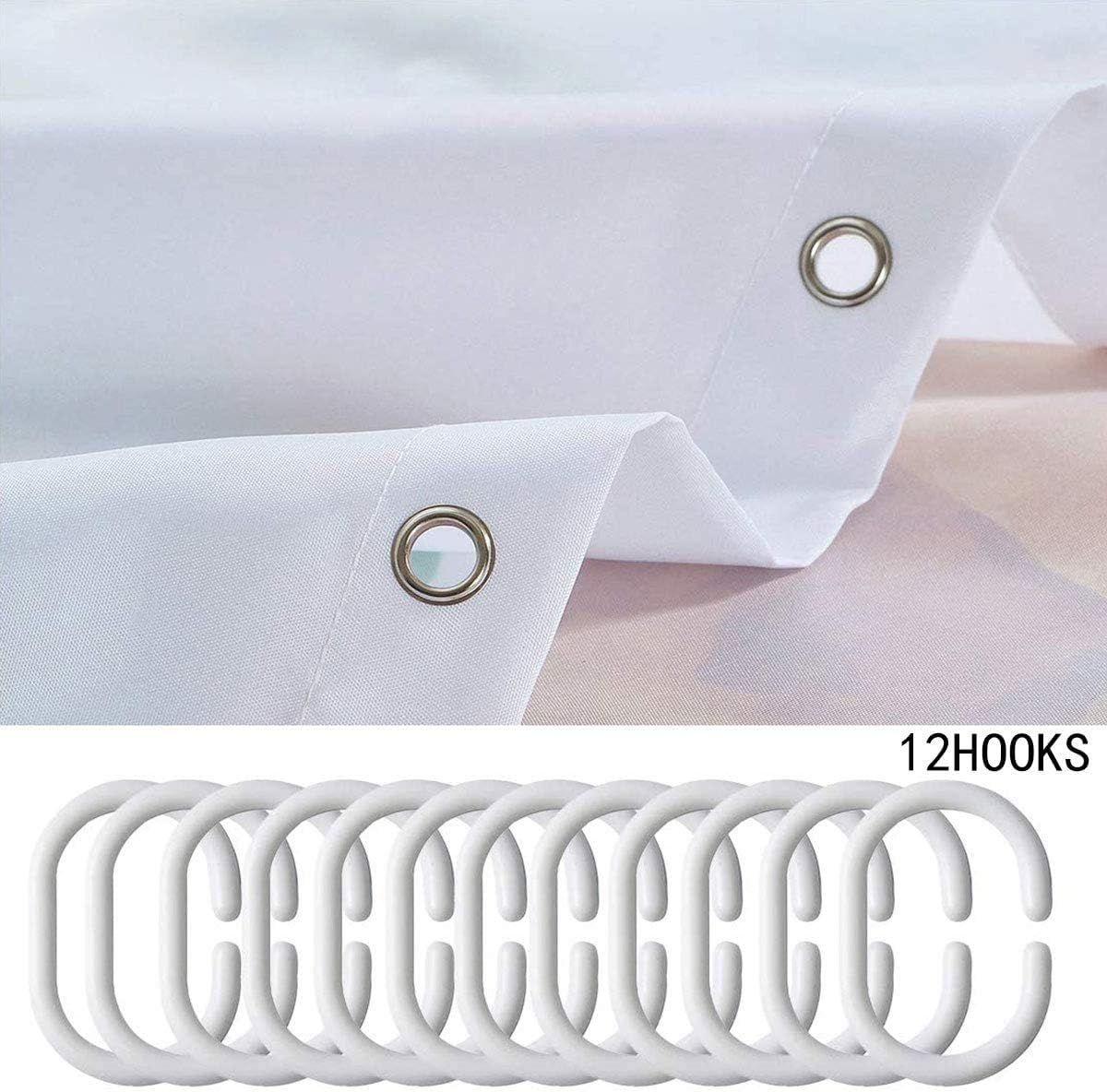 Owl Shower Curtain Set with Hooks 72x72