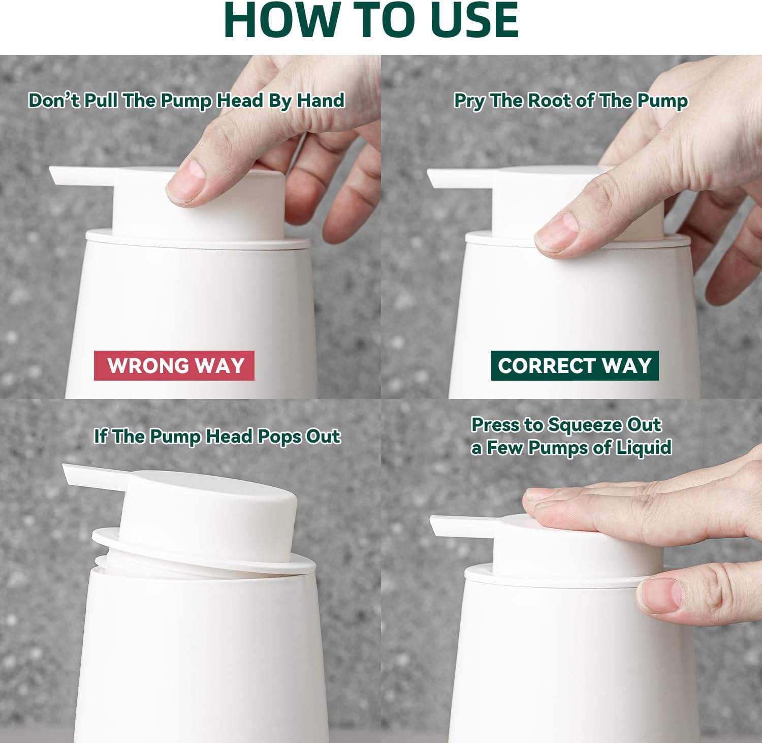 AZMOYAC Foam Soap Dispenser Set 2 Pack 1