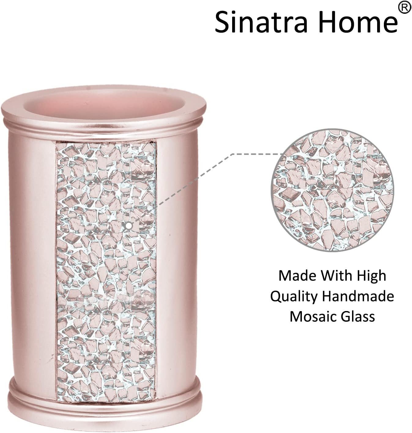 Popular Bath Sinatra Resin Tumbler for Bathroom Decor