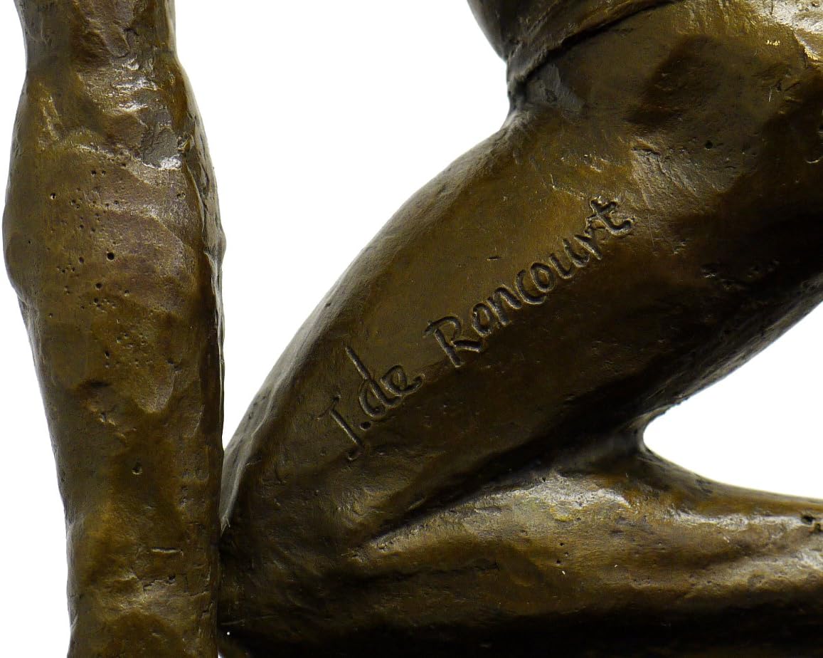 Kunst Ambiente Bronze Statue The Bender Signed