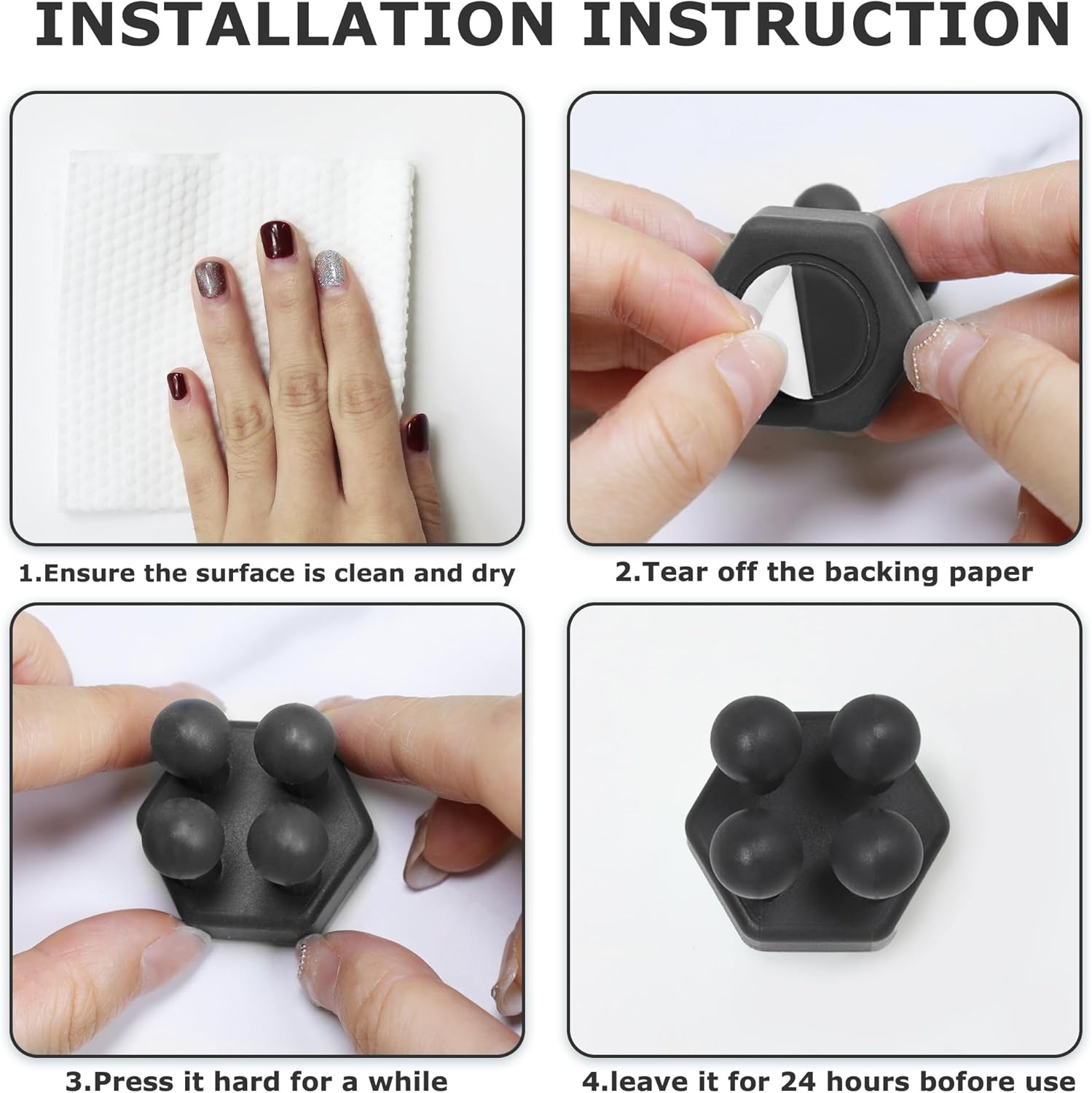 XoYoZo Multi-Function Silicone Hooks for Bathroom and Kitchen