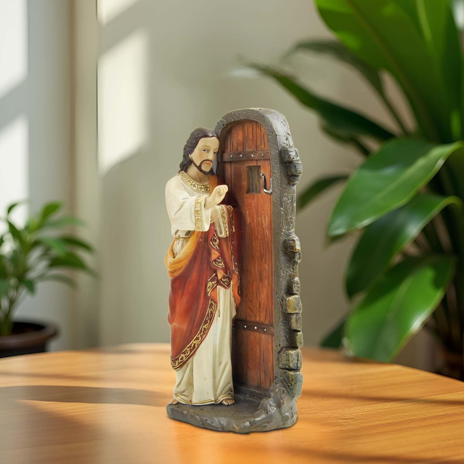 Adostob Cici Jimmy Jesus Knocking Statue 512 Inch