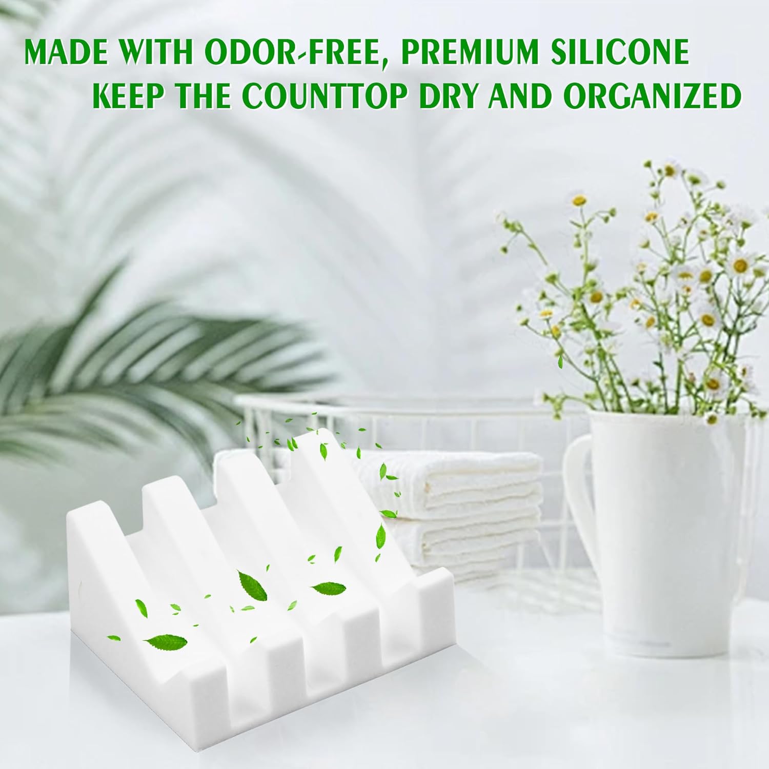 Coipdfty Soap Dishes with Suction and Drainage