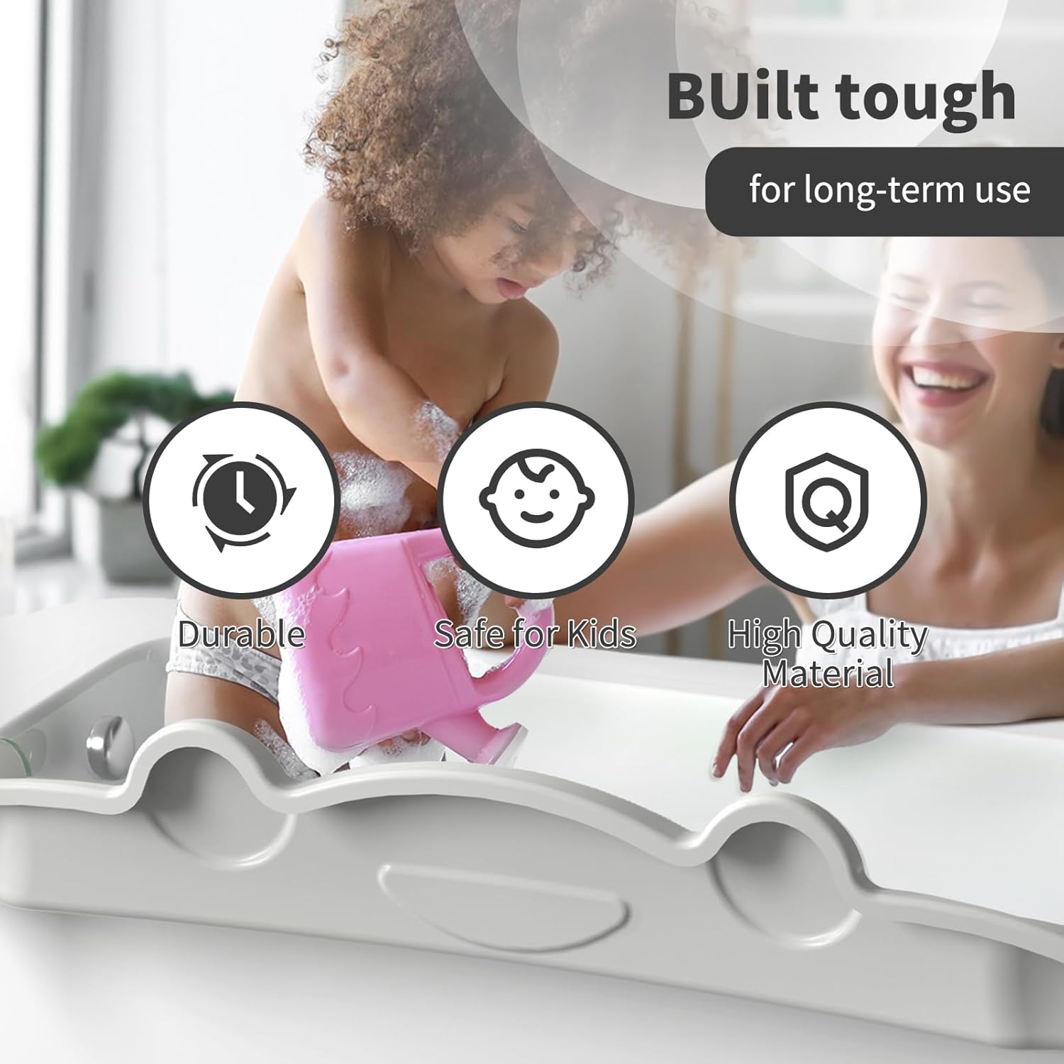 MMIOFANT Splash Guard with Play Shelf Gray