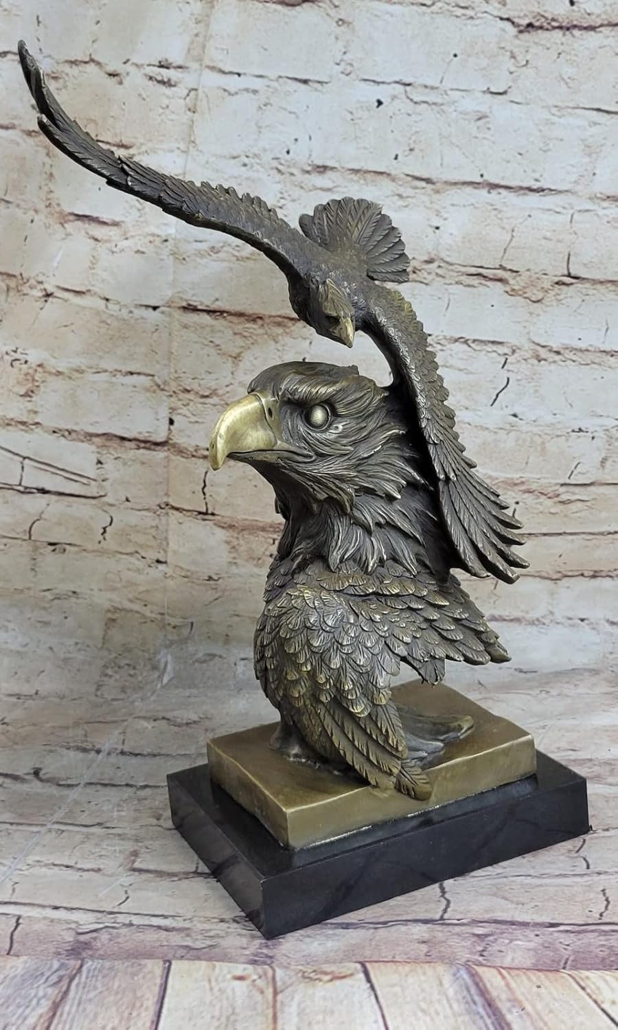 Victory Eagle Flight Statue Real Bronze Decorative Figurine