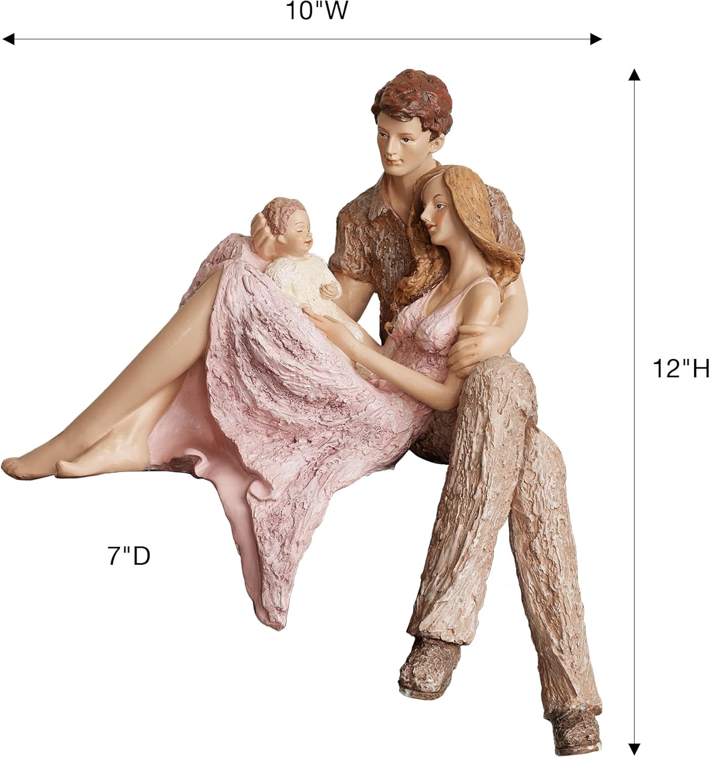 Touch of Class Shelf Sitter Light Pink Figurine