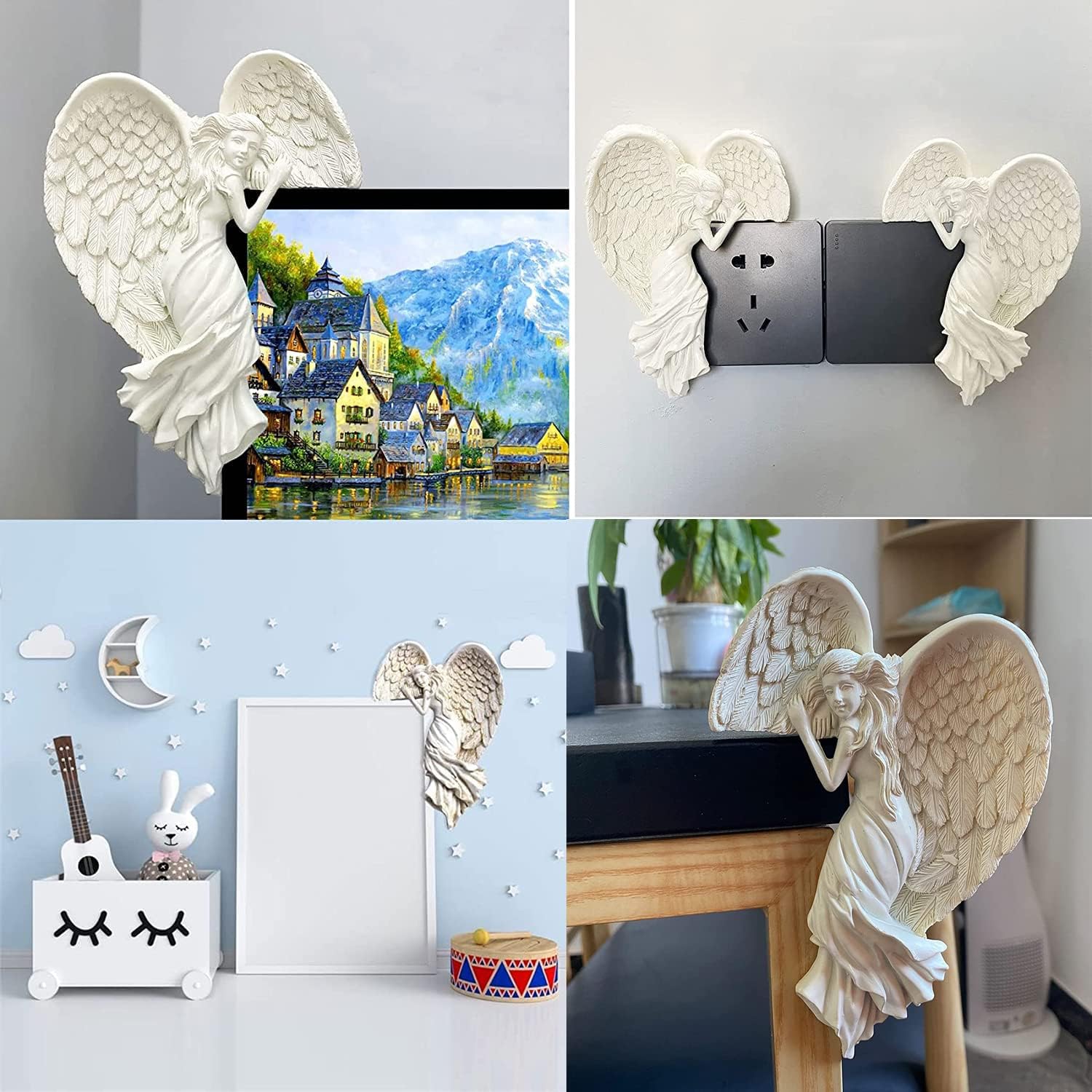 Holiberty Angel Statue Door Frame Decoration