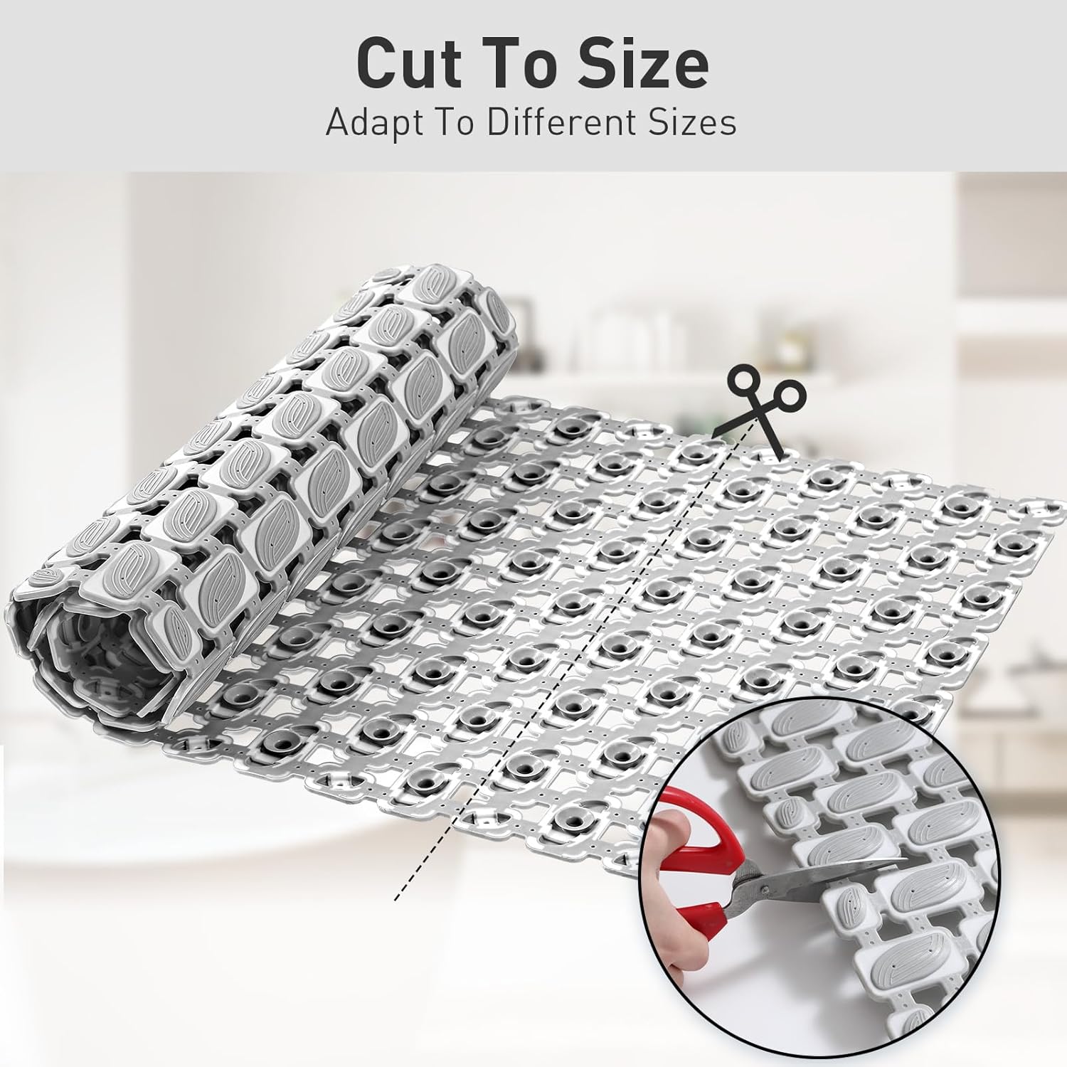 XIYUNTE Upgrade Shower Mat Non Slip Bathtub Mat