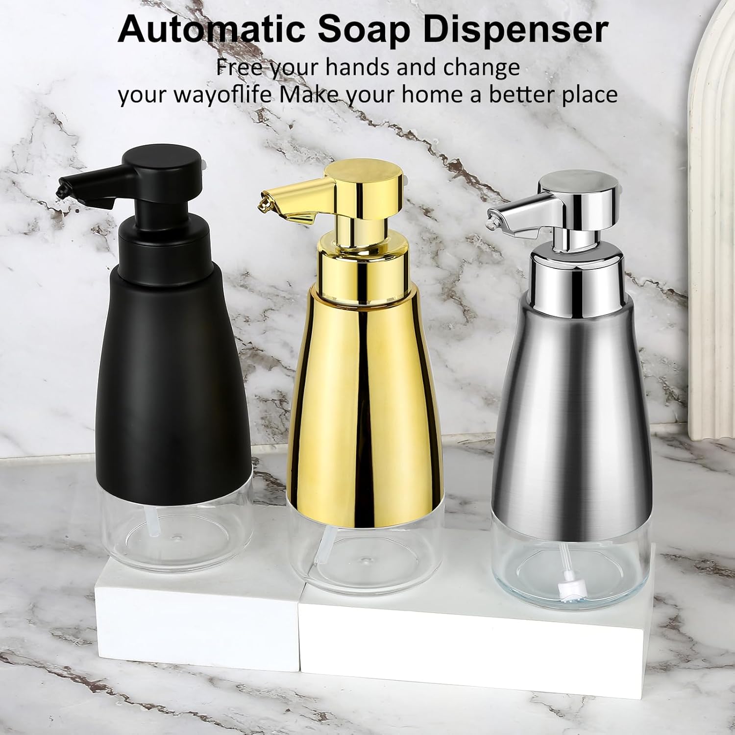 Blancel Touchless Soap Dispenser 15oz Electric Adjustable