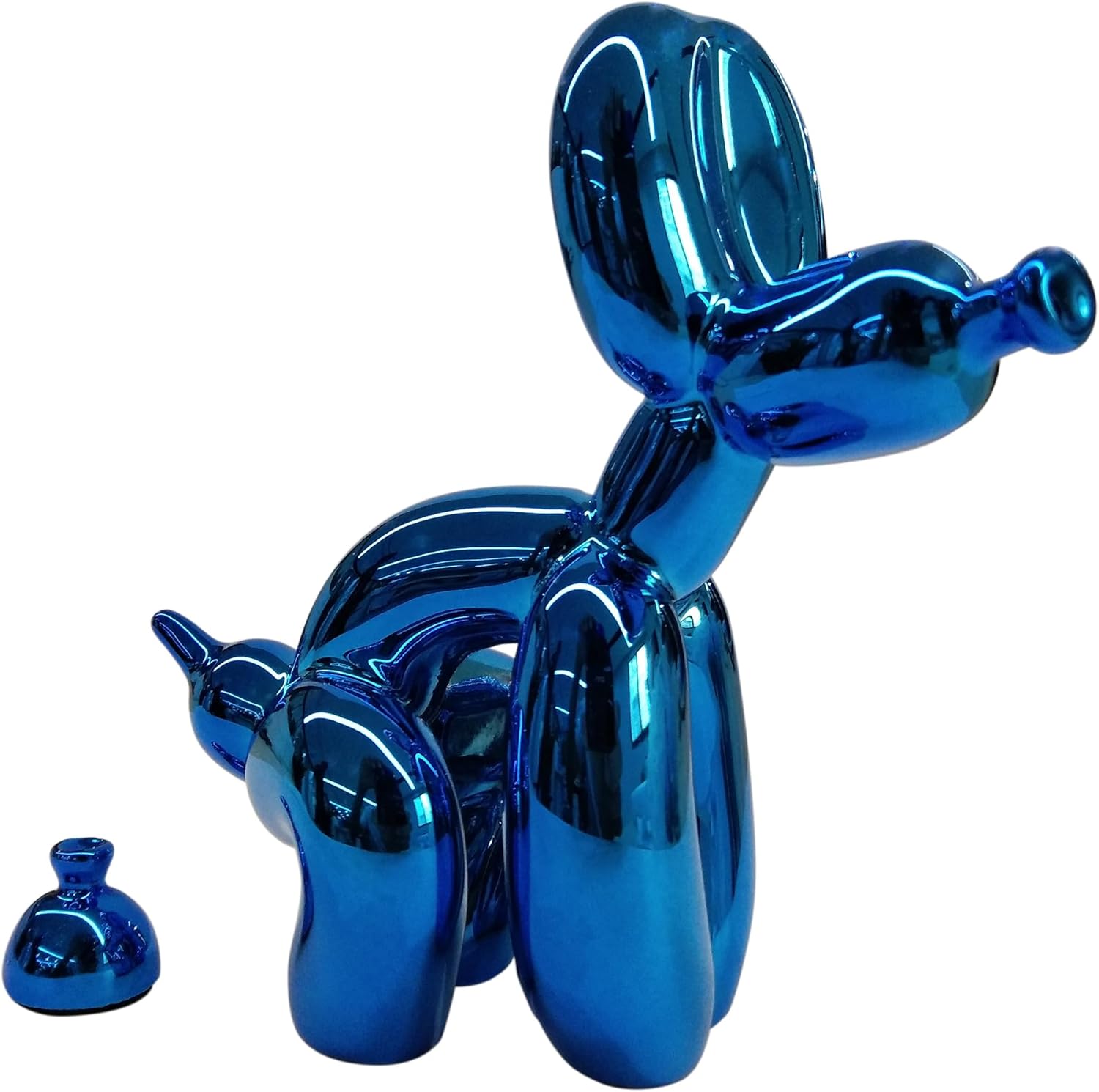 Grotekom Shiny Balloon Dog Mini Statue Blue
