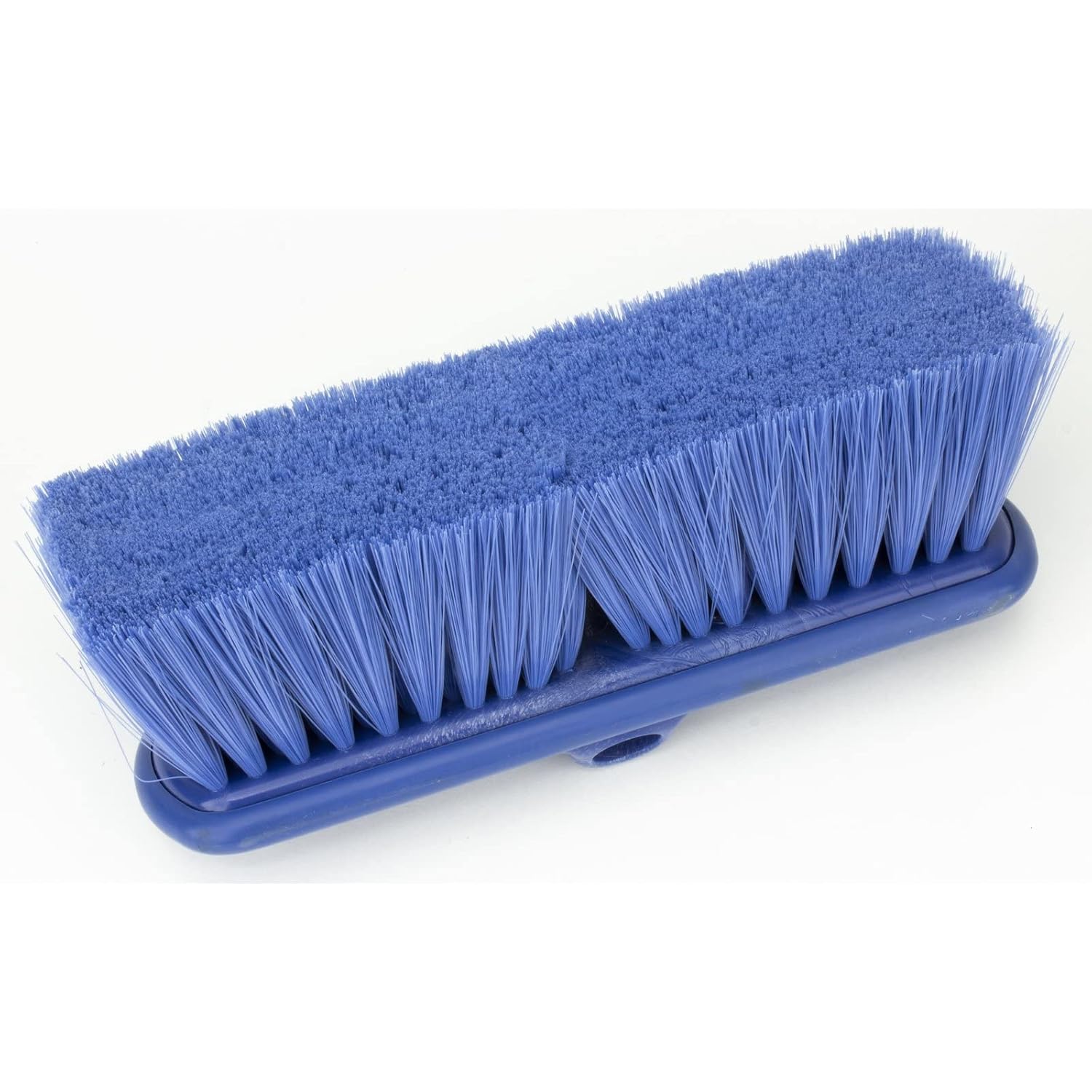 SPARTA Heavy-Duty Deck Scrub Brush with Bumper 95 Inches Blue
