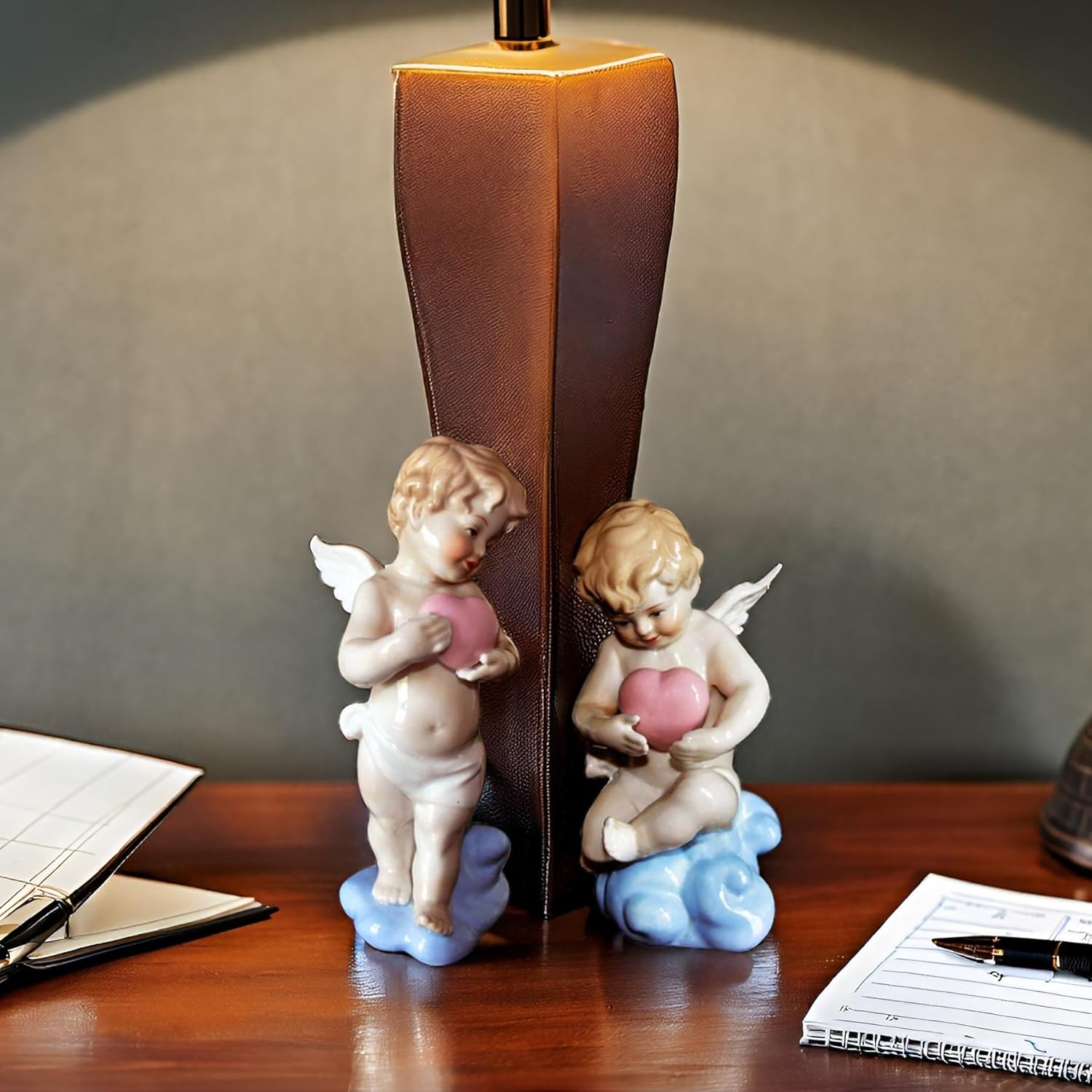 MTME Angel Cupid Porcelain Figurine Heartfelt Gift