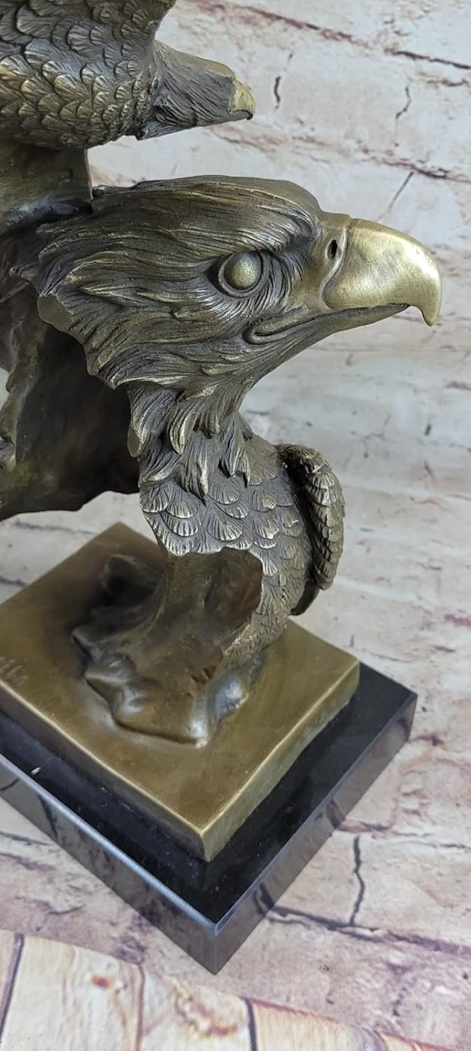 Victory Eagle Flight Statue Real Bronze Decorative Figurine