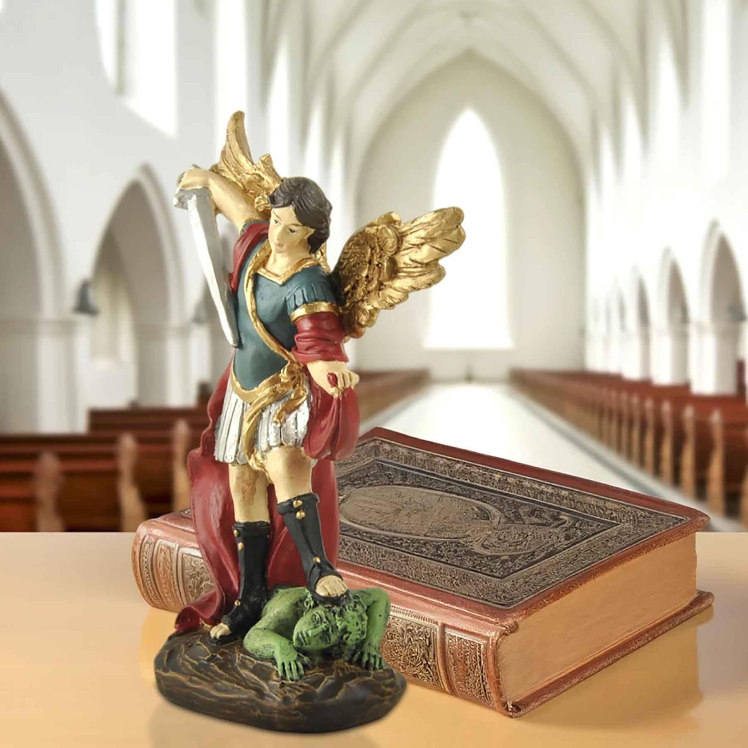 San Miguel Archangel Statue - 531 H Religious Collectible 1