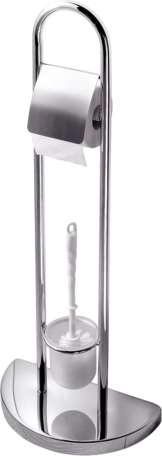 WENKO Space-saving Toilet Brush Set 1