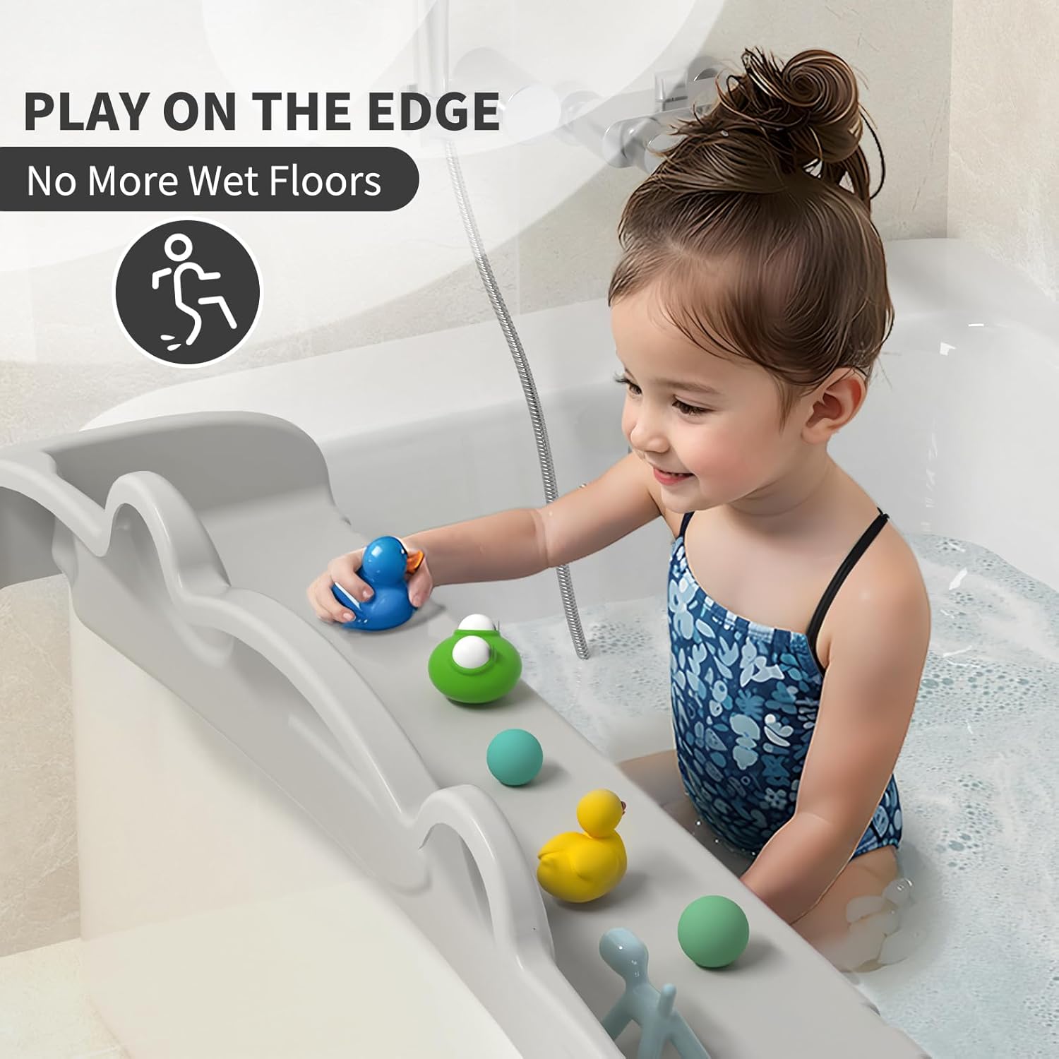MMIOFANT Splash Guard with Play Shelf Gray