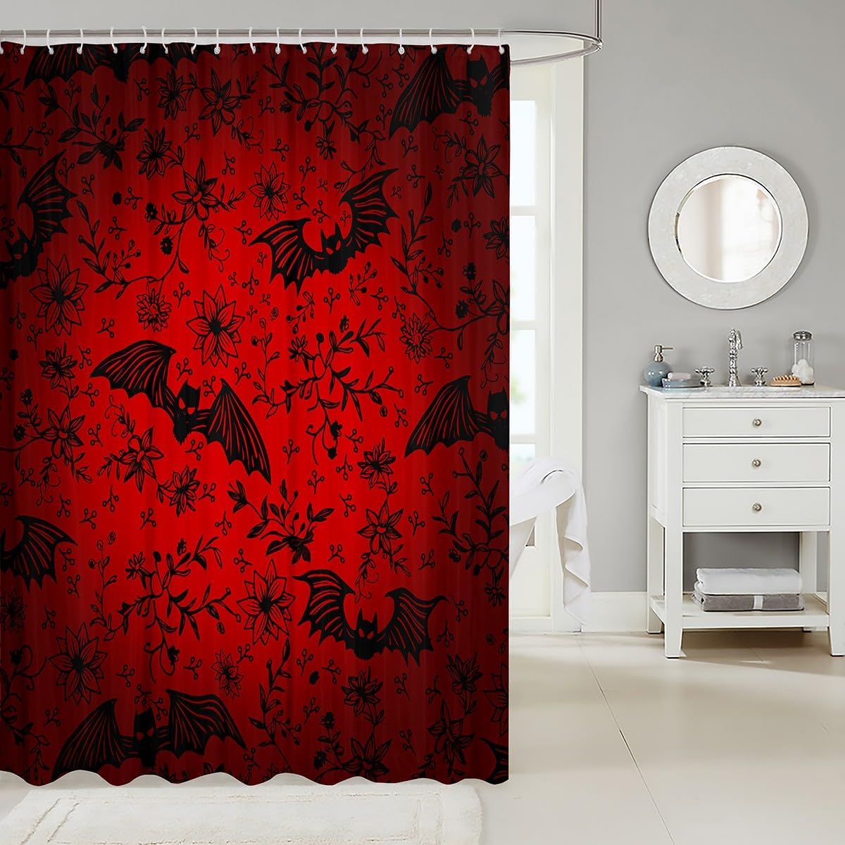 Feelyou Happy Halloween Shower Curtain 72x72 Horror Theme