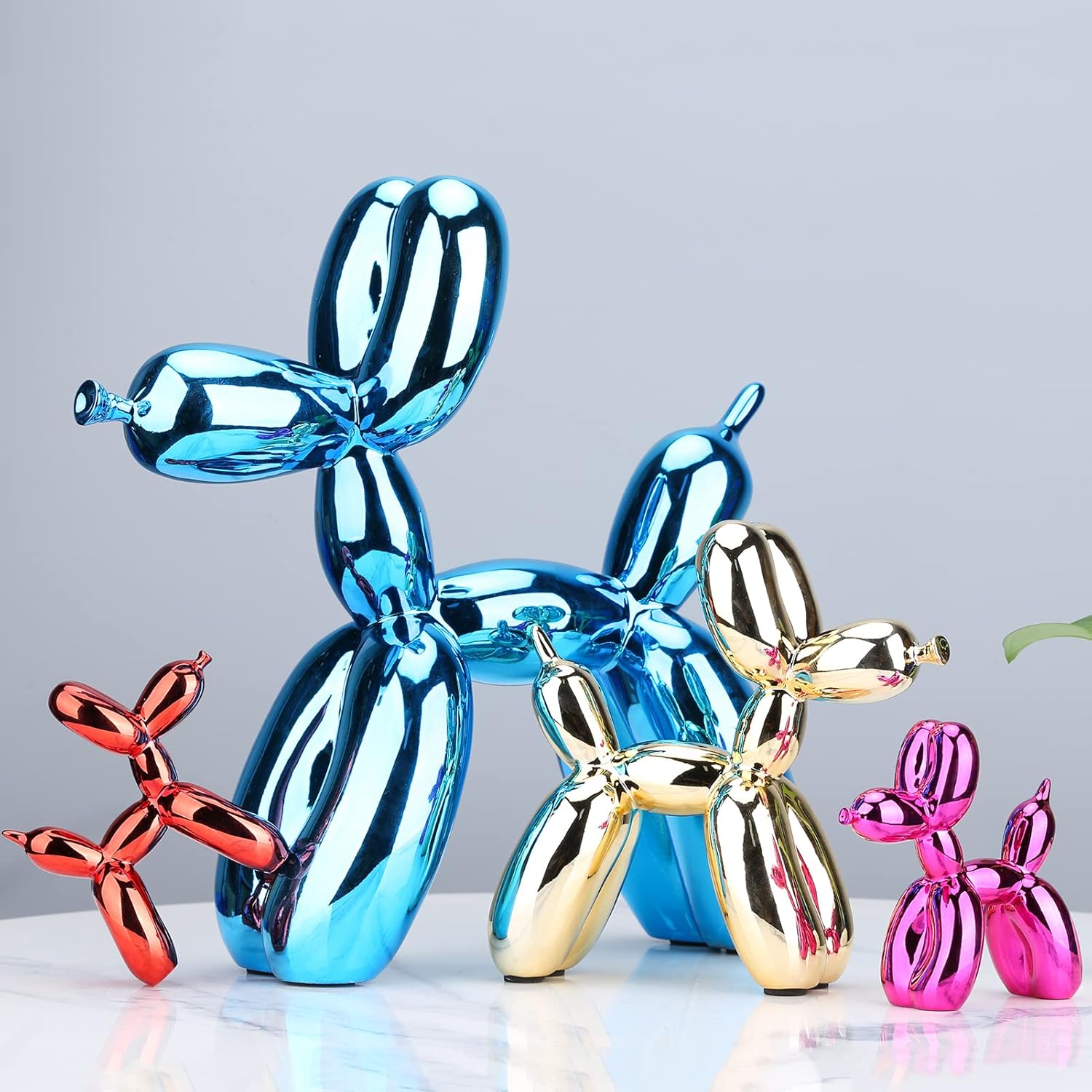 Balloon Dog Sculpture Modern Home Decor Art
