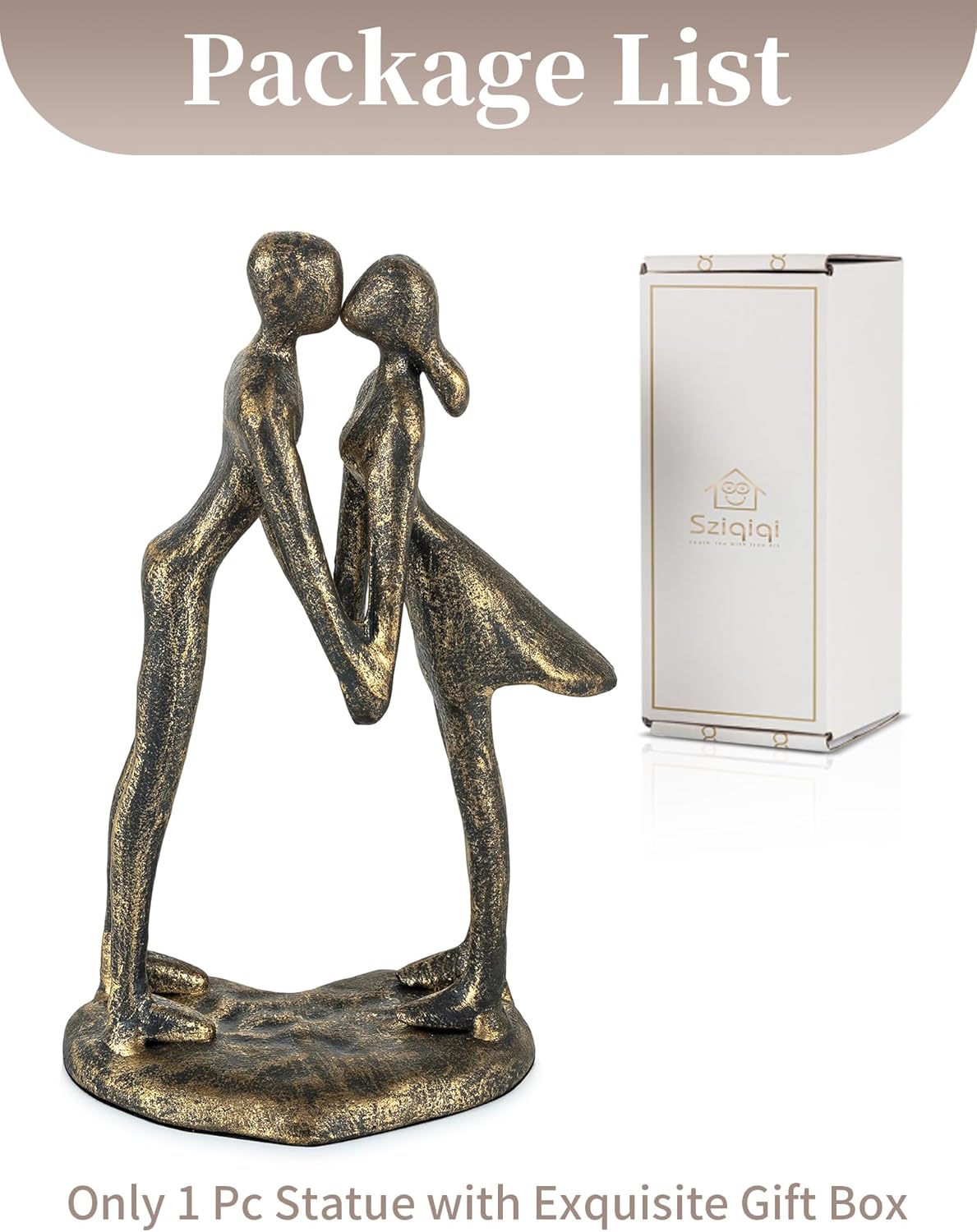 Sziqiqi 8th Anniversary Couple Figurine