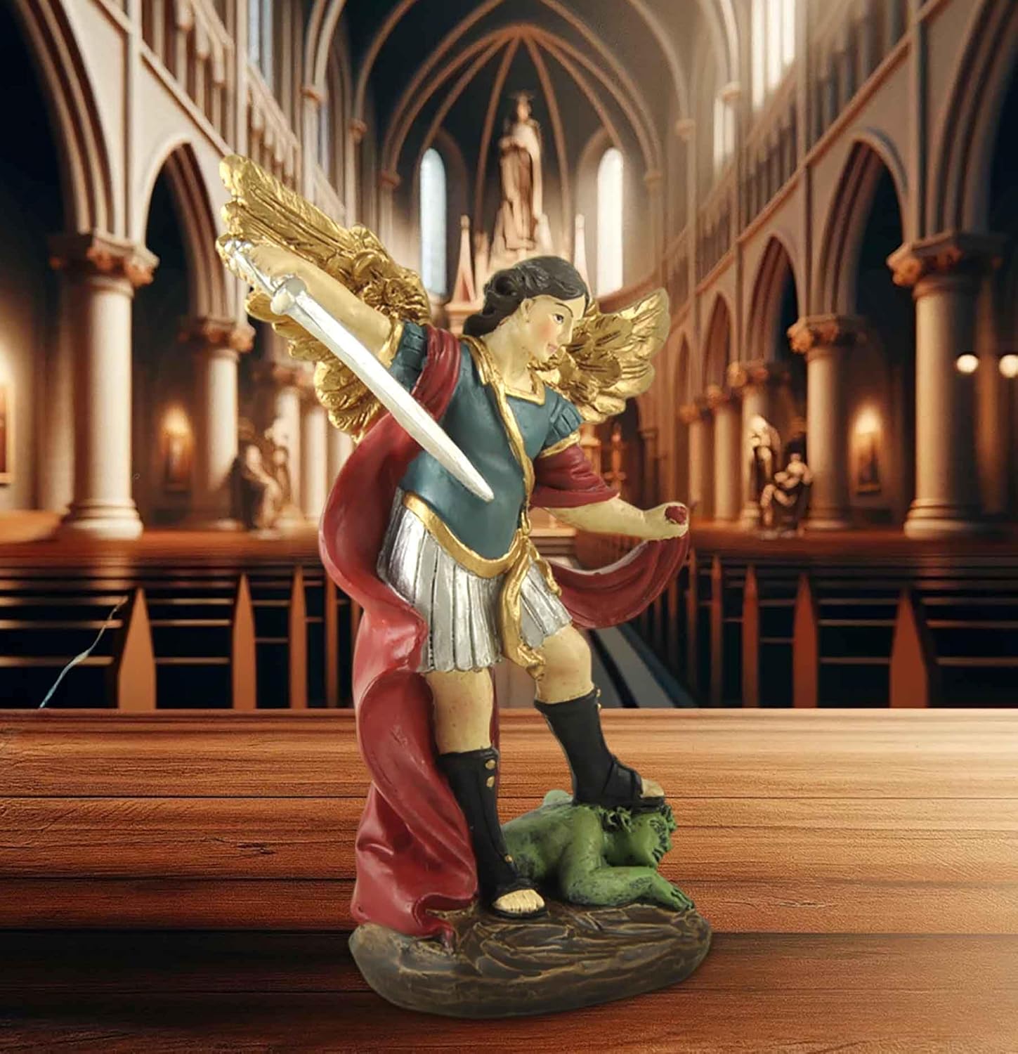 San Miguel Archangel Statue - 531 H Religious Collectible 1