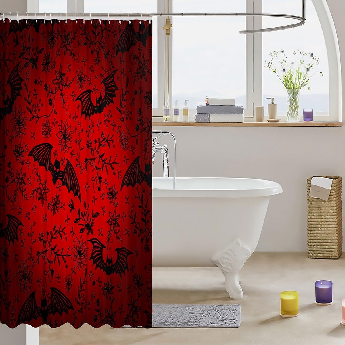 Feelyou Happy Halloween Shower Curtain 72x72 Horror Theme