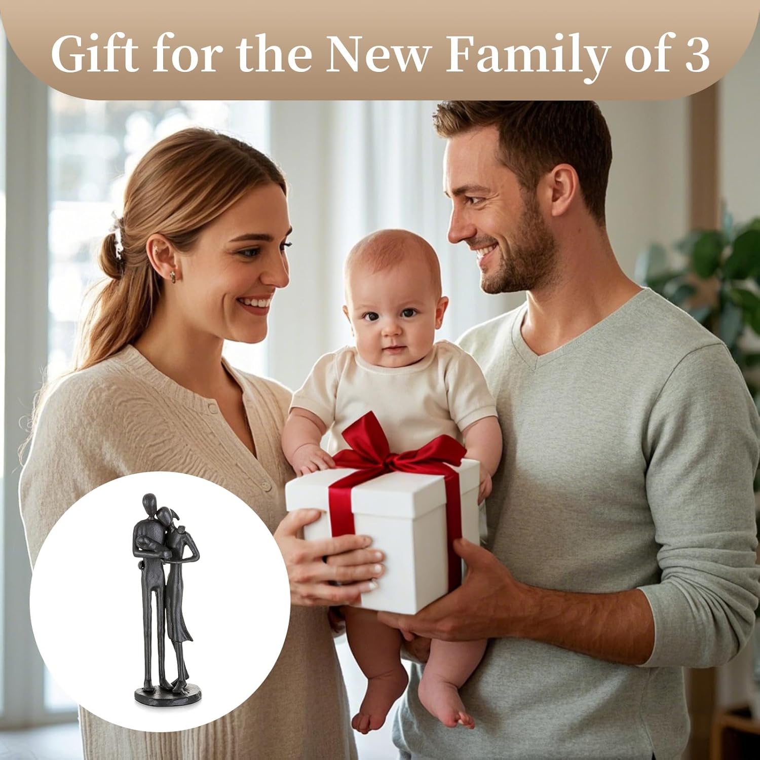 Sziqiqi New Parents Gift Figurine Set