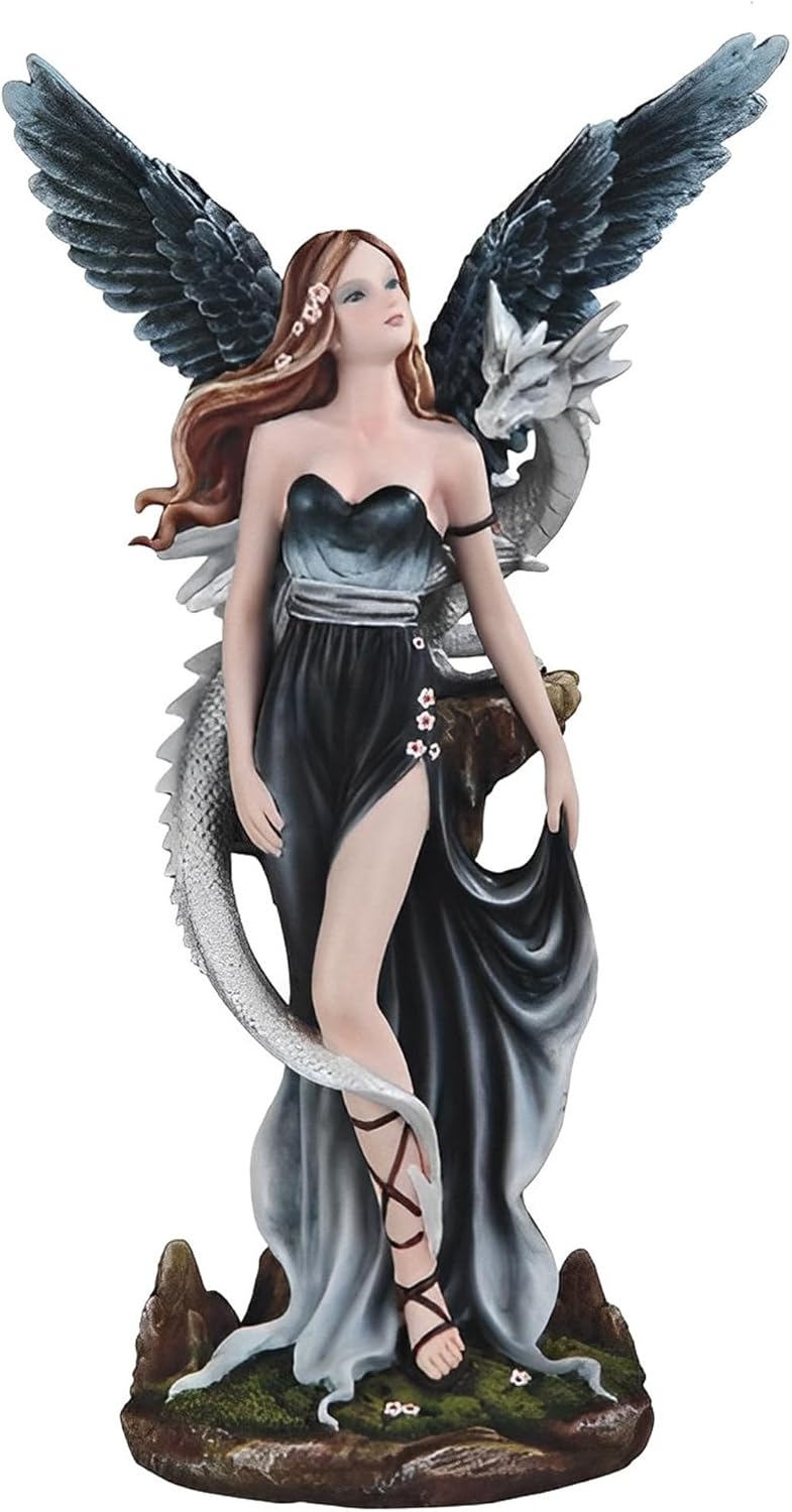 ICE ARMOR 15 Inch Gothic Dark Angel Fantasy Figurine