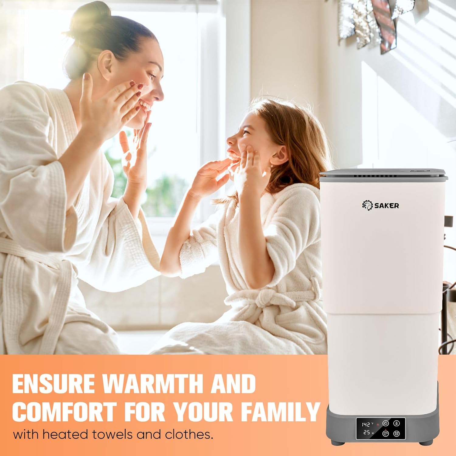 Saker 30L Towel Warmer with 4 Temp Settings