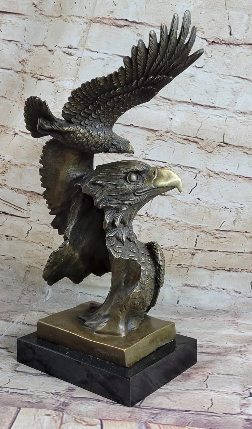 Victory Eagle Flight Statue Real Bronze Decorative Figurine