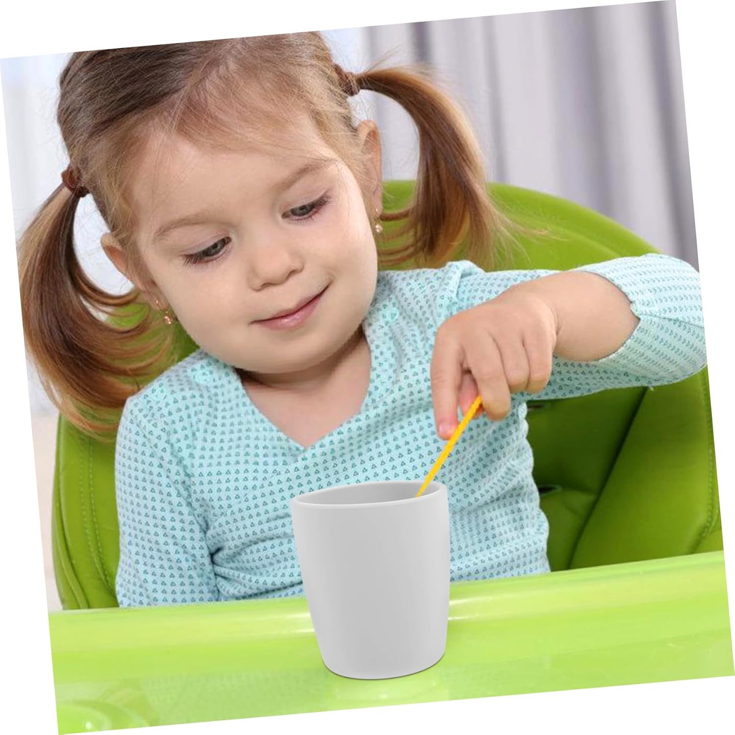 STOBAZA Spill Proof Silicone Water Cup for Kids