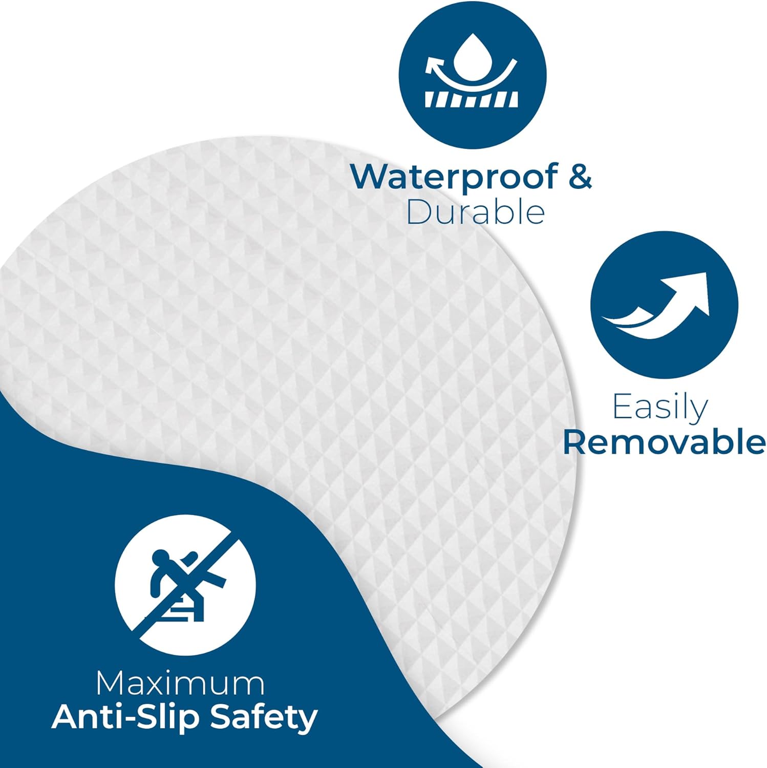 Homergy Anti-Slip Bath Stickers 24PCS Clear