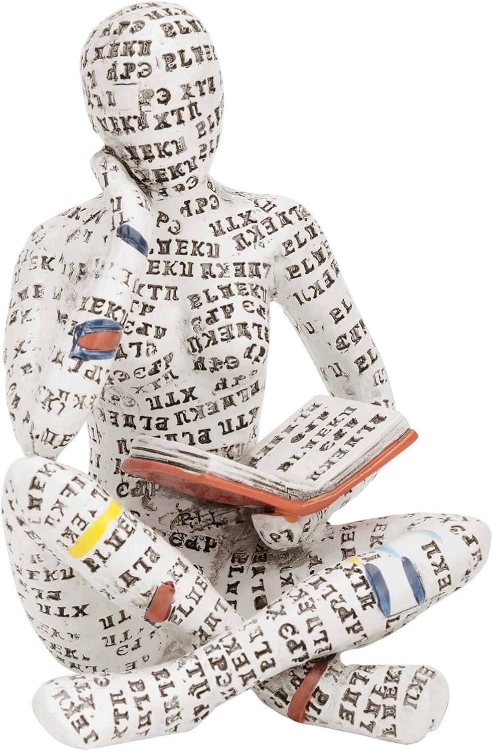 Puthiac Home Decor Accents - Reading Woman Figurine Statue