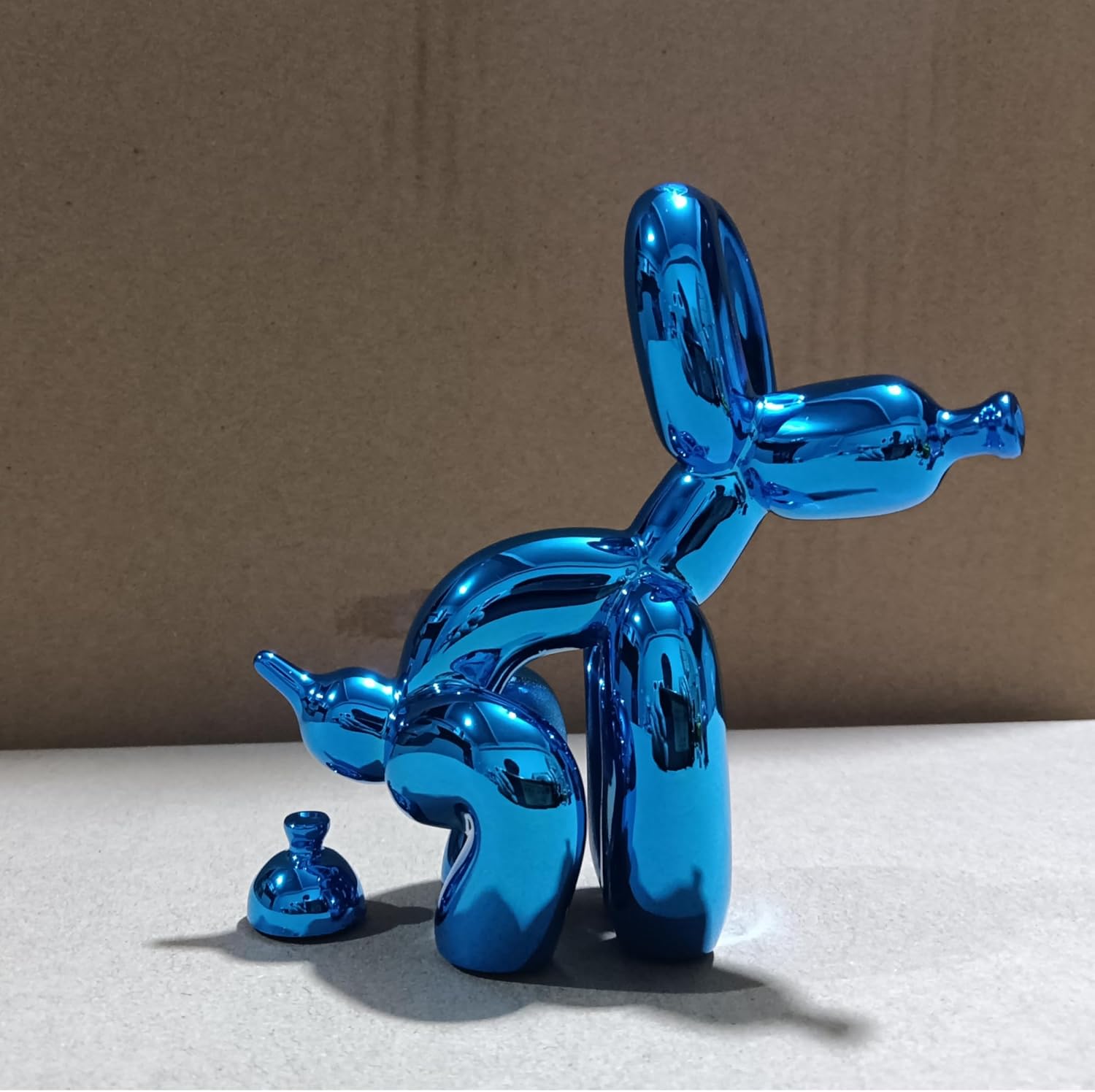 Grotekom Shiny Balloon Dog Mini Statue Blue