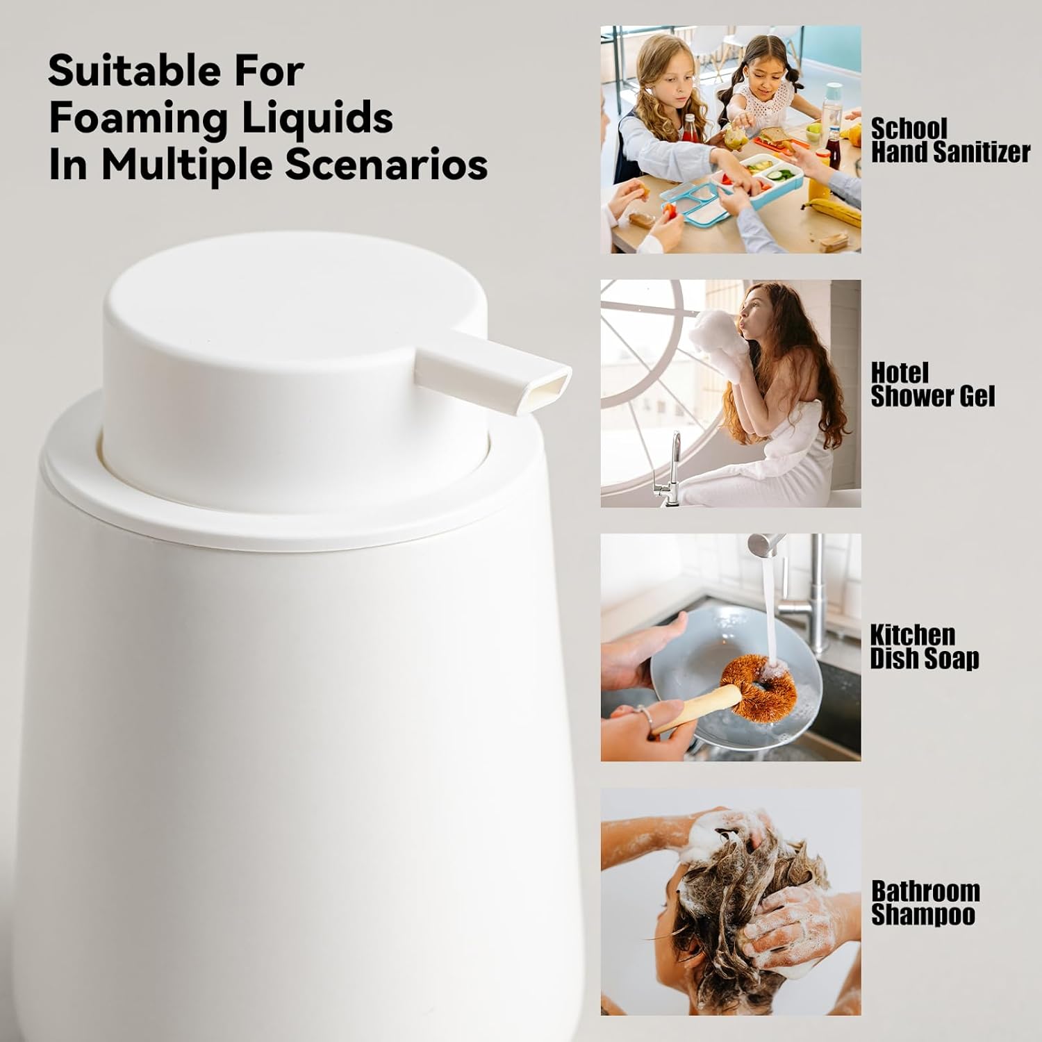AZMOYAC Foam Soap Dispenser Set 2 Pack 1