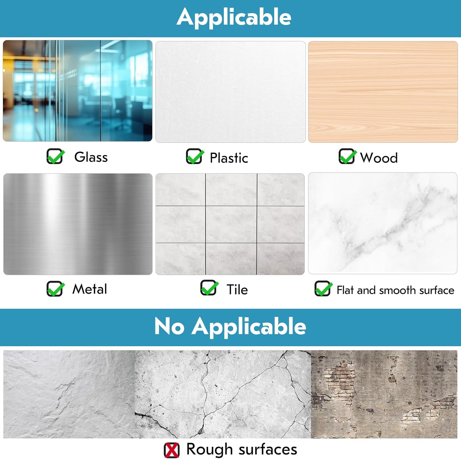Shower Caddy Adhesive Replacement Set 8-Pack