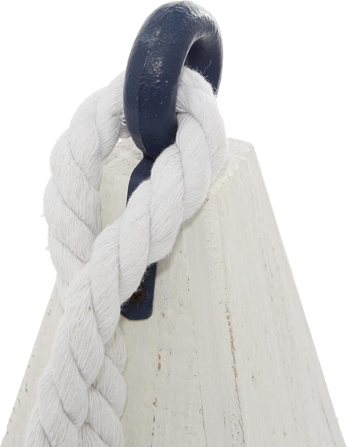 Deco 79 Coastal Wood Buoy Sculptures Set of 3 1