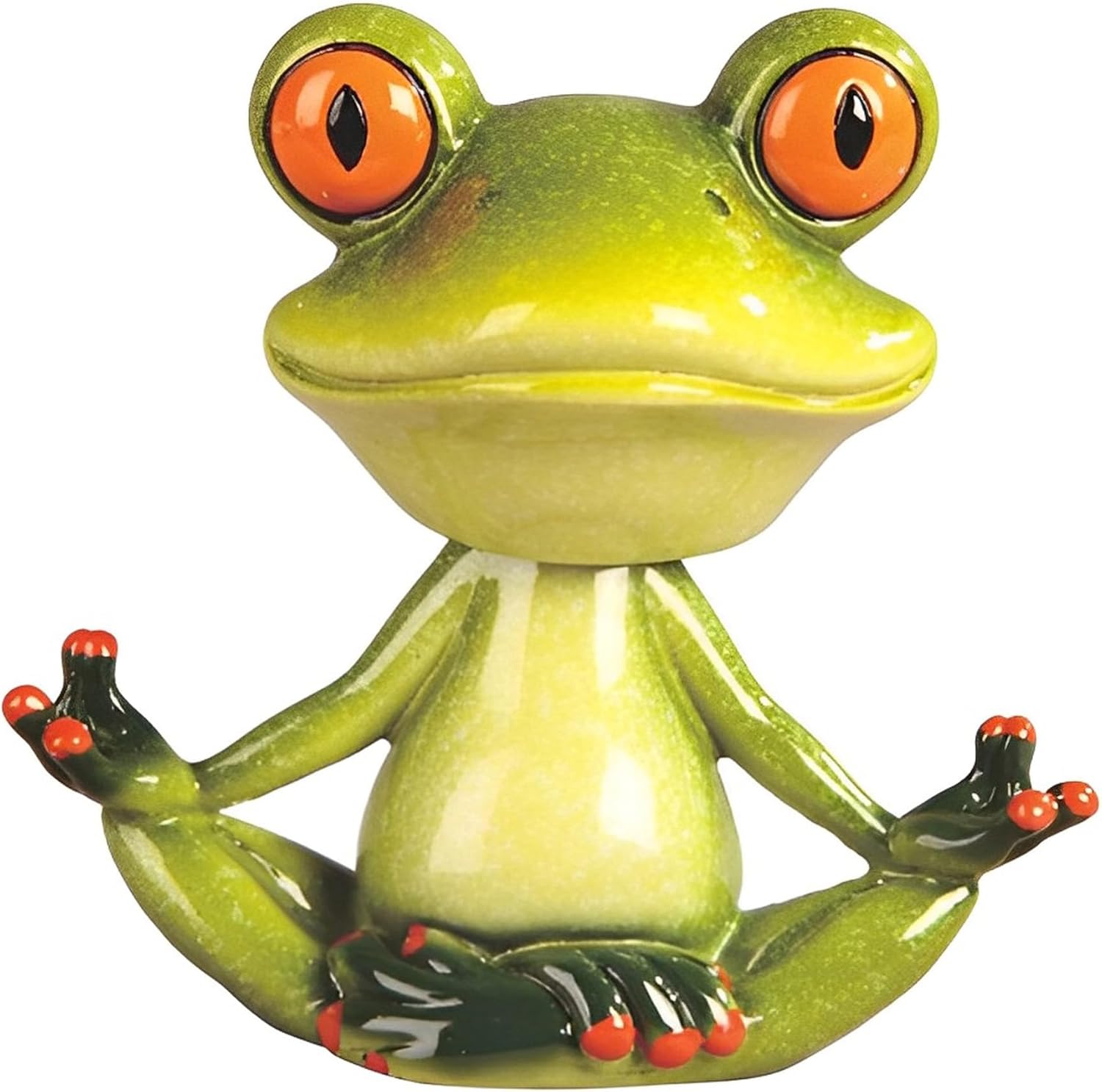 ICE ARMOR 5 W Yoga Frog with Bobblehead Statue
