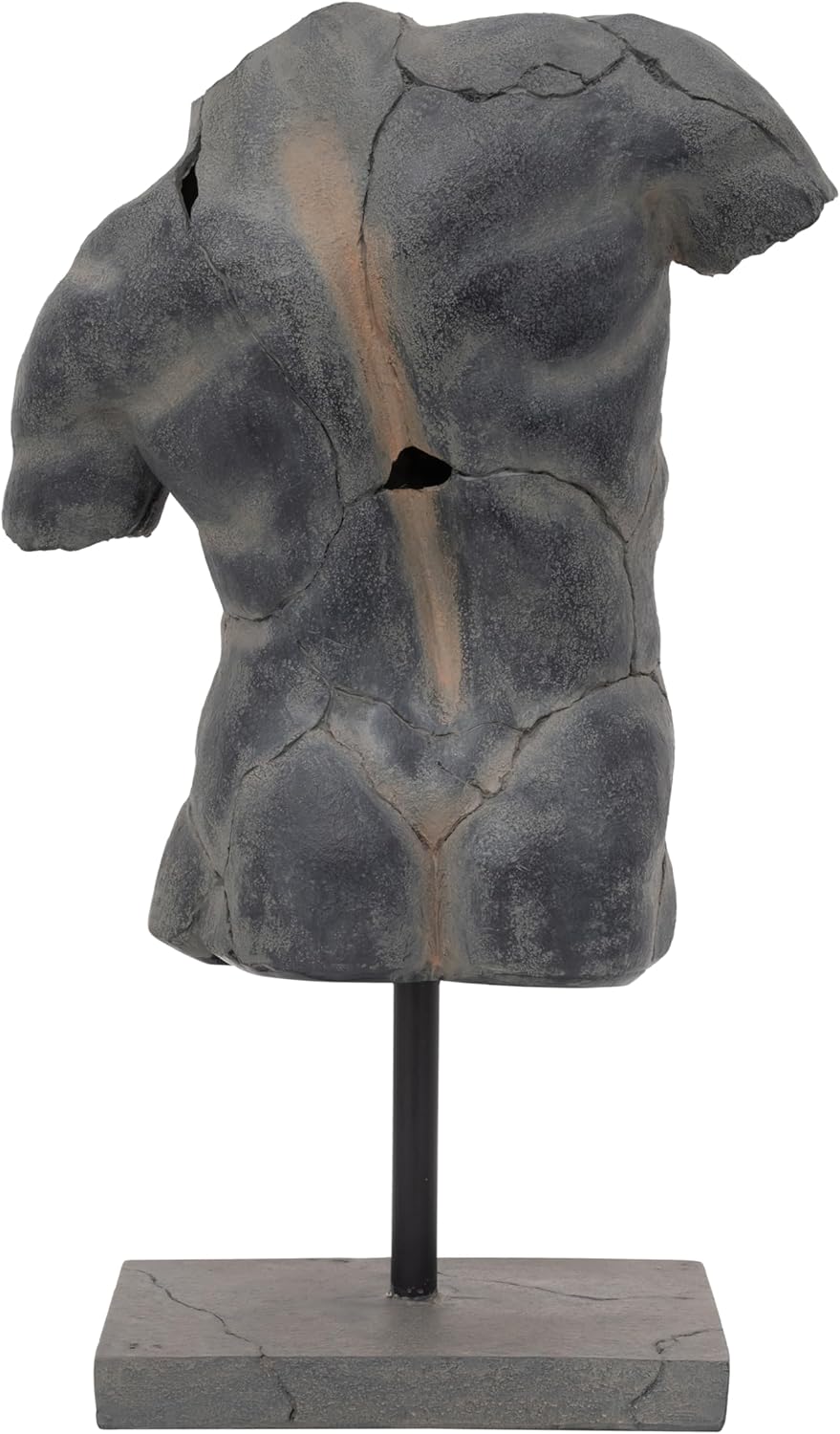 Sagebrook Home Modern Cracked Torso Resin Statue 1
