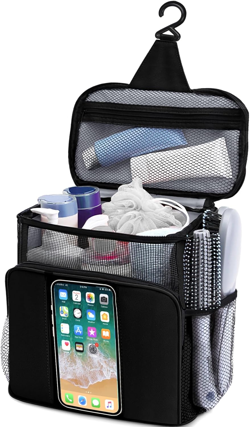 BAIMAY Quick Dry Mesh Shower Caddy for Dorm Travel