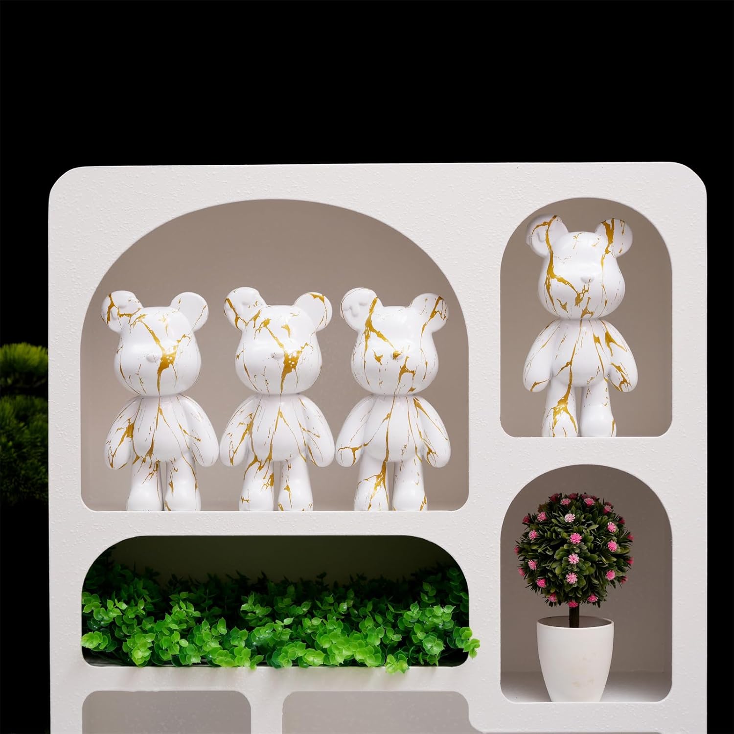 Resin Bear Statue Home Decor Sculpture Ornament