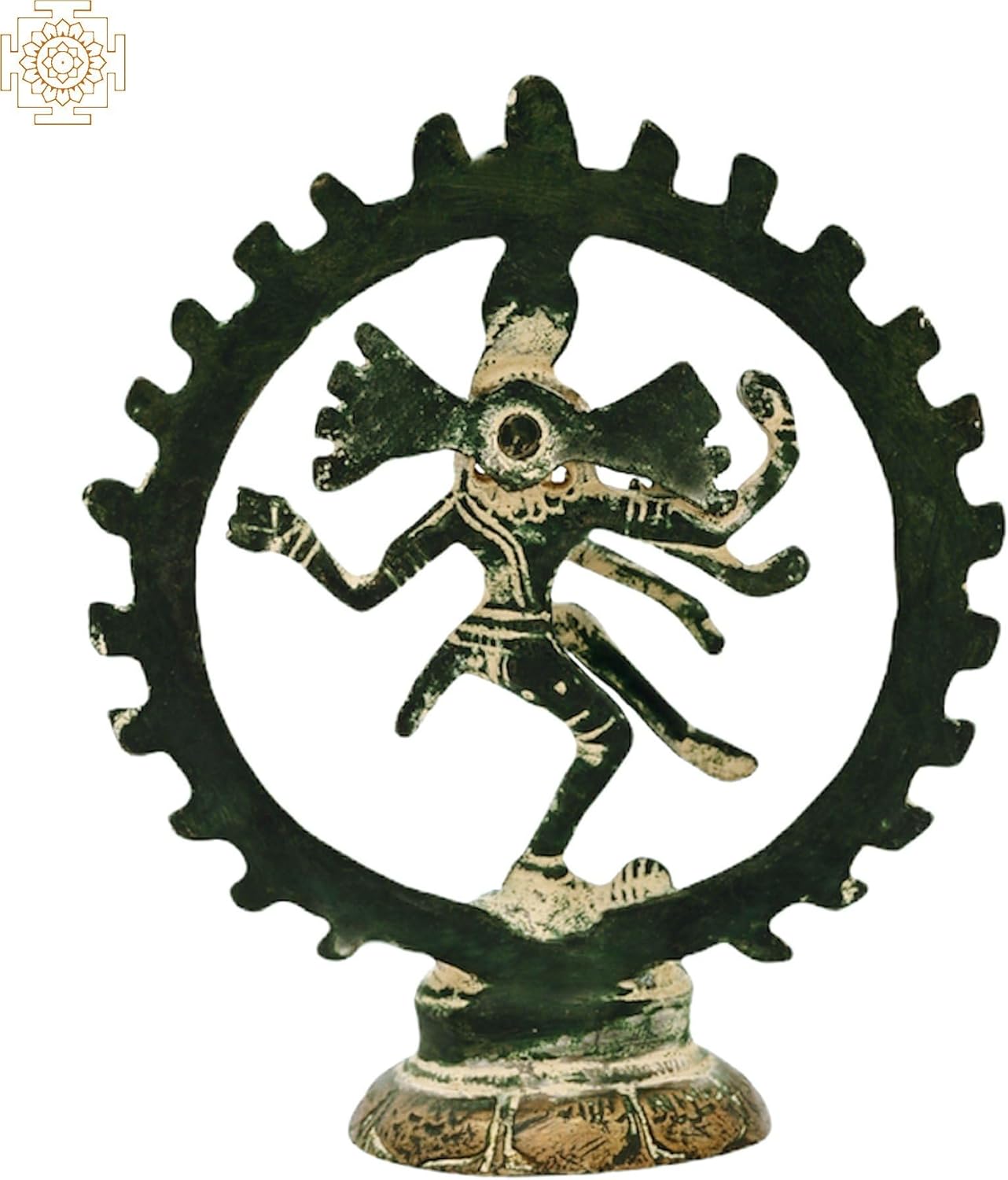Exotic India Brass Nataraja Statue 3-Inch