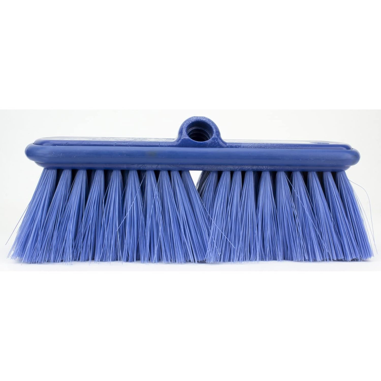 SPARTA Heavy-Duty Deck Scrub Brush with Bumper 95 Inches Blue