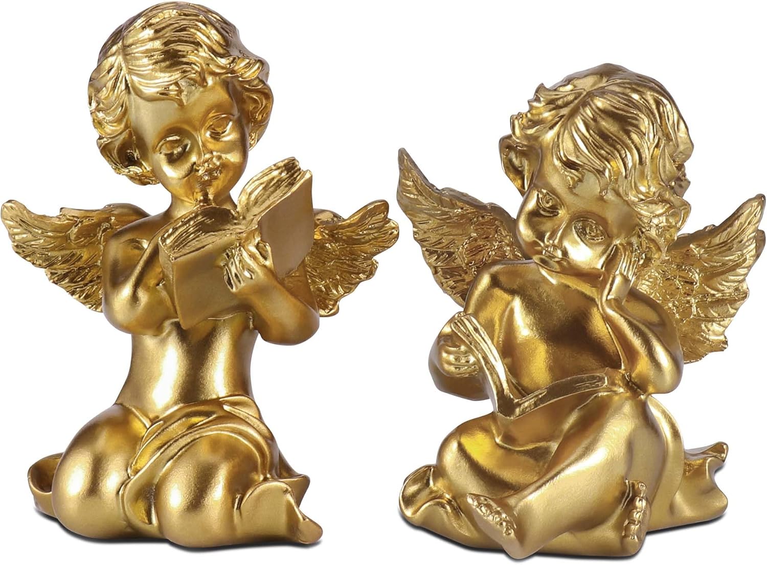 Goetland 2 Cherubs Baby Angel Statue Garden Decor
