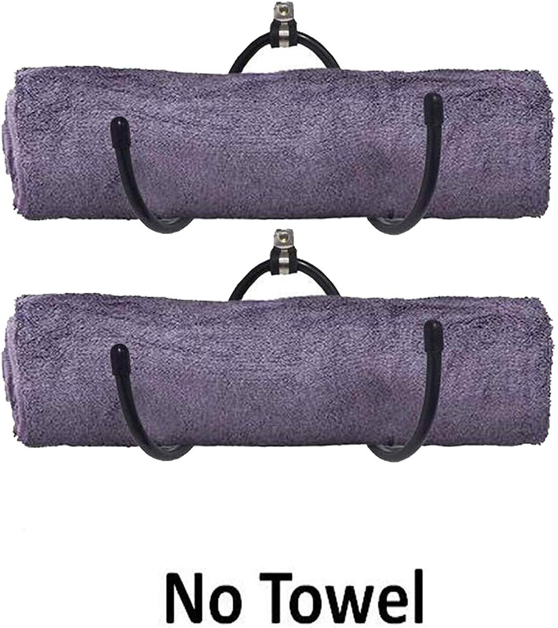Pmsanzay Adjustable Wall Rack - 2PK Black