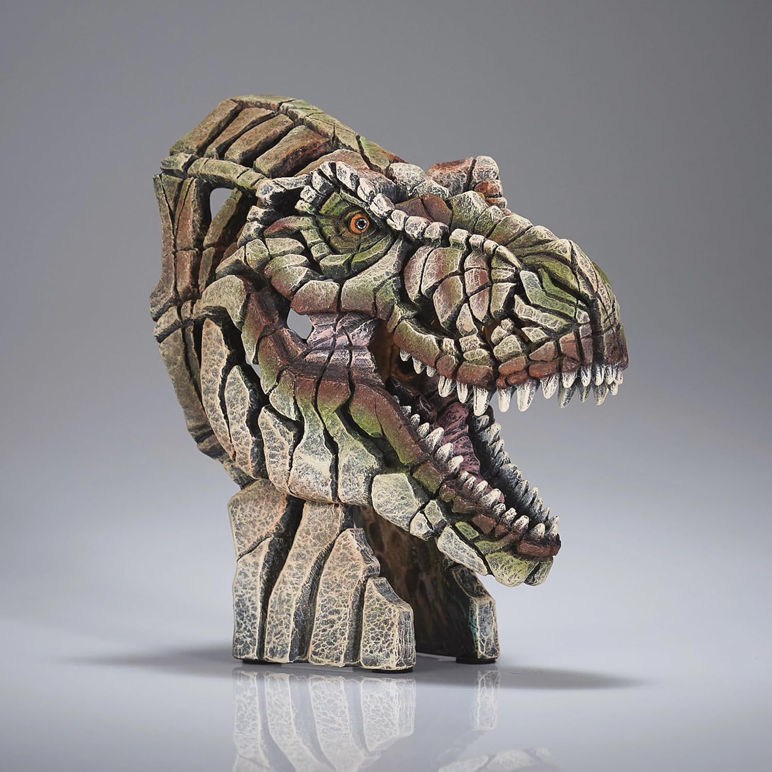 Enesco Edge Sculpture T-Rex Figurine Multicolor