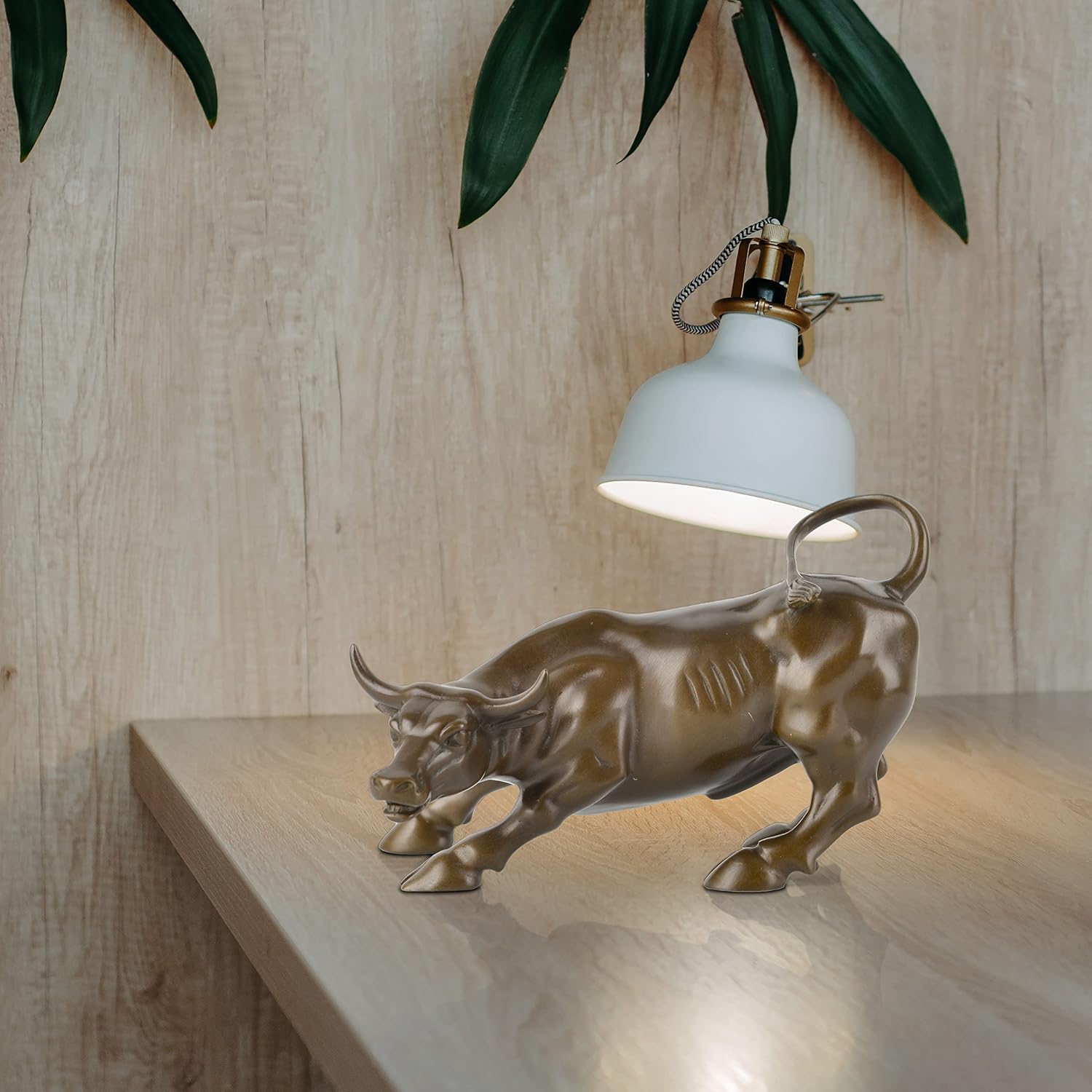 Fairyville Wall Street Bull Statue - Bronze Sculpture