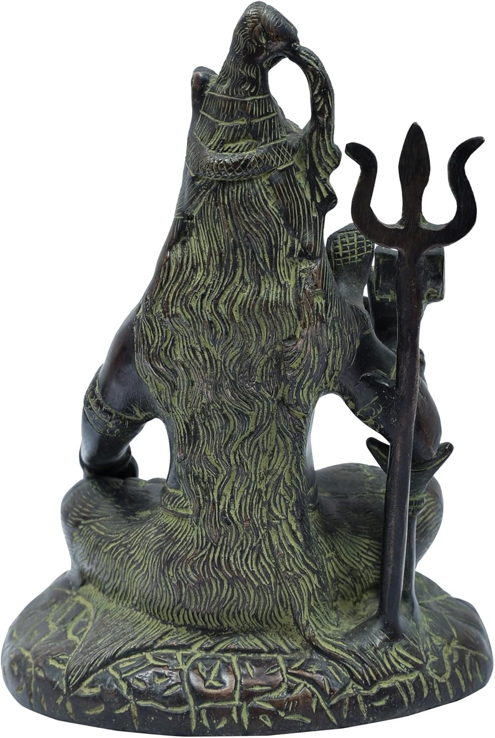 7-Inch Brass Lord Shiva Statue Pooja Room Decor