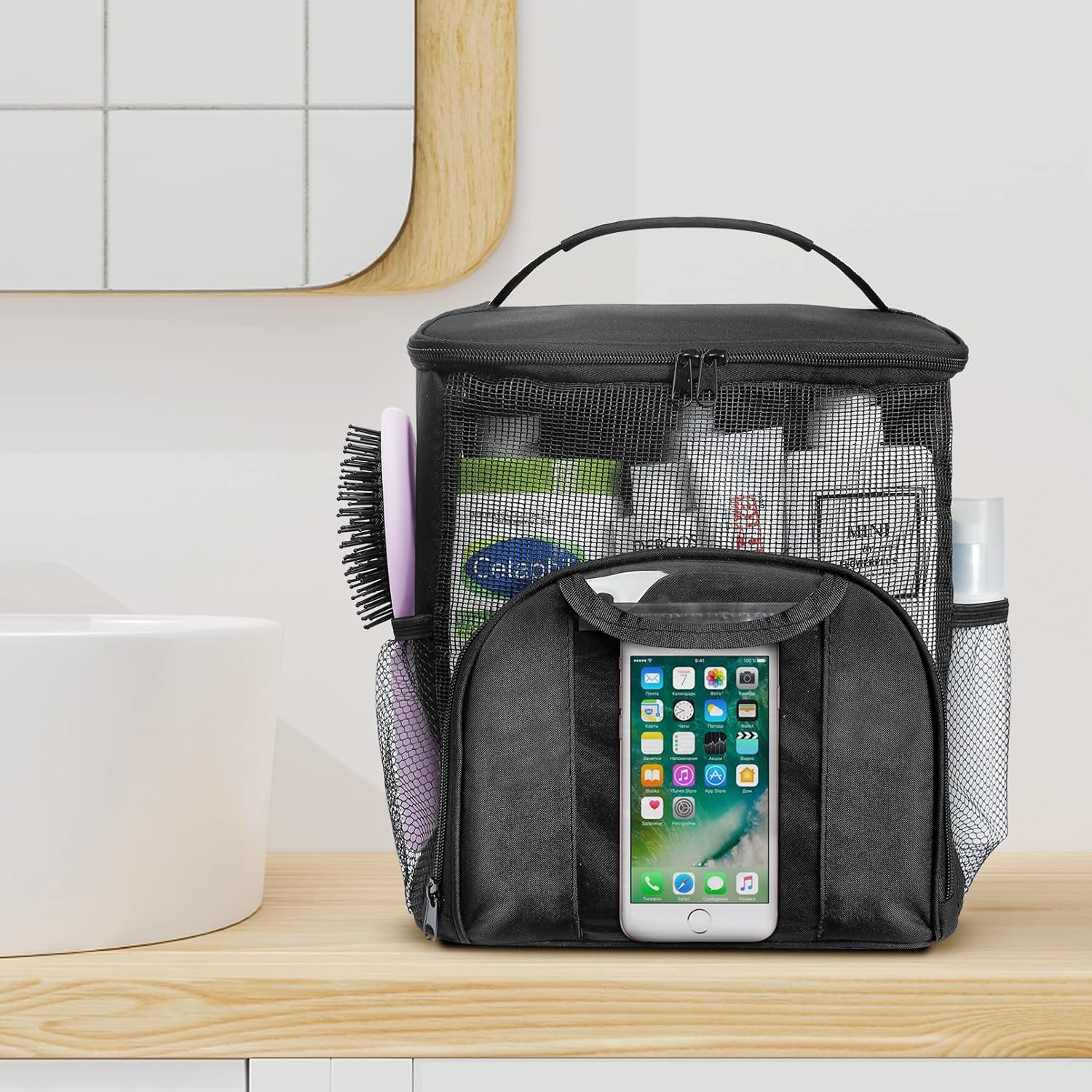 Attmu Portable Shower Caddy College Tote Bag